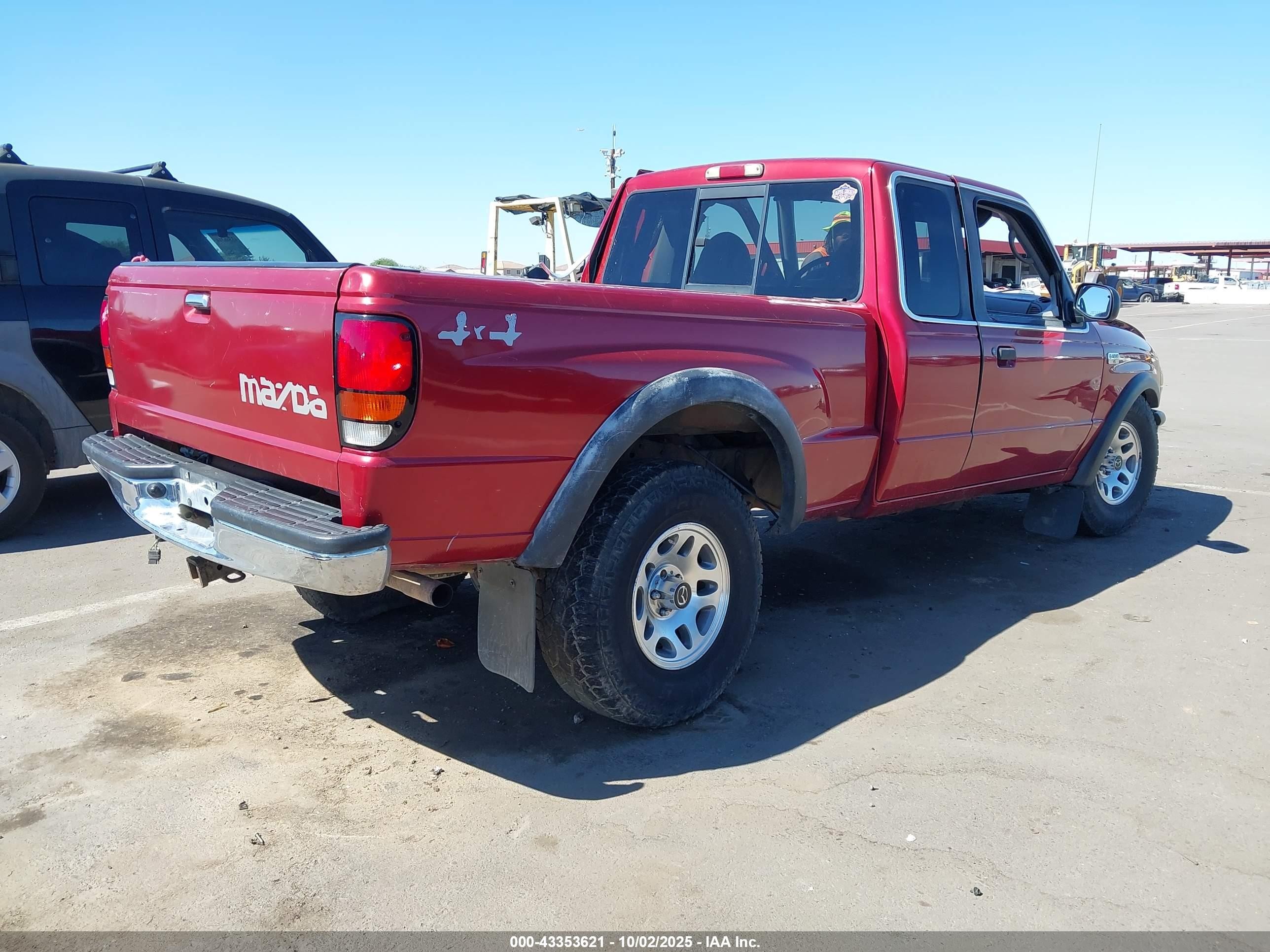 1999 Mazda B4000 Se/tl Red vin: 4F4ZR17X3XTM15559