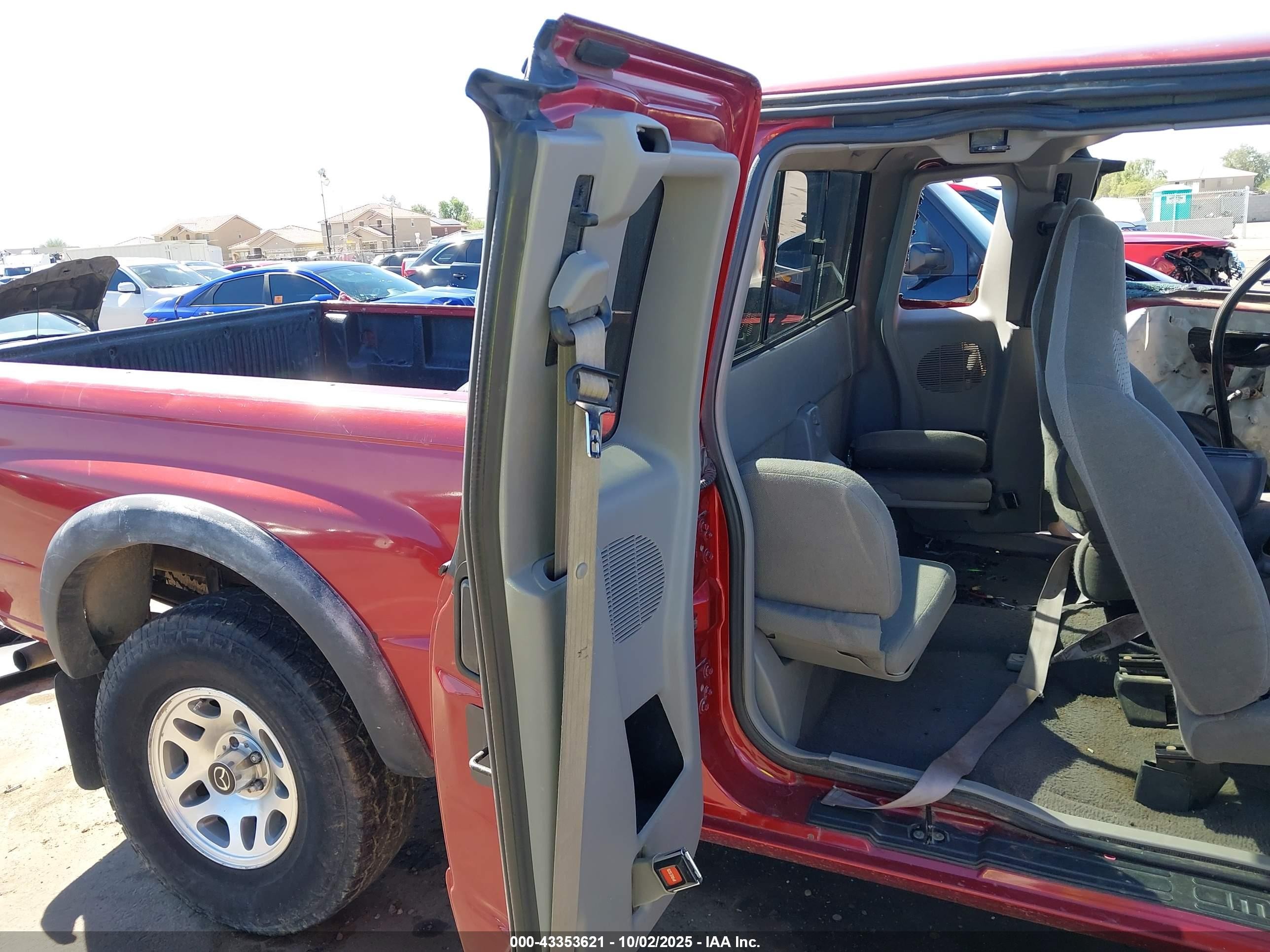 1999 Mazda B4000 Se/tl Red vin: 4F4ZR17X3XTM15559