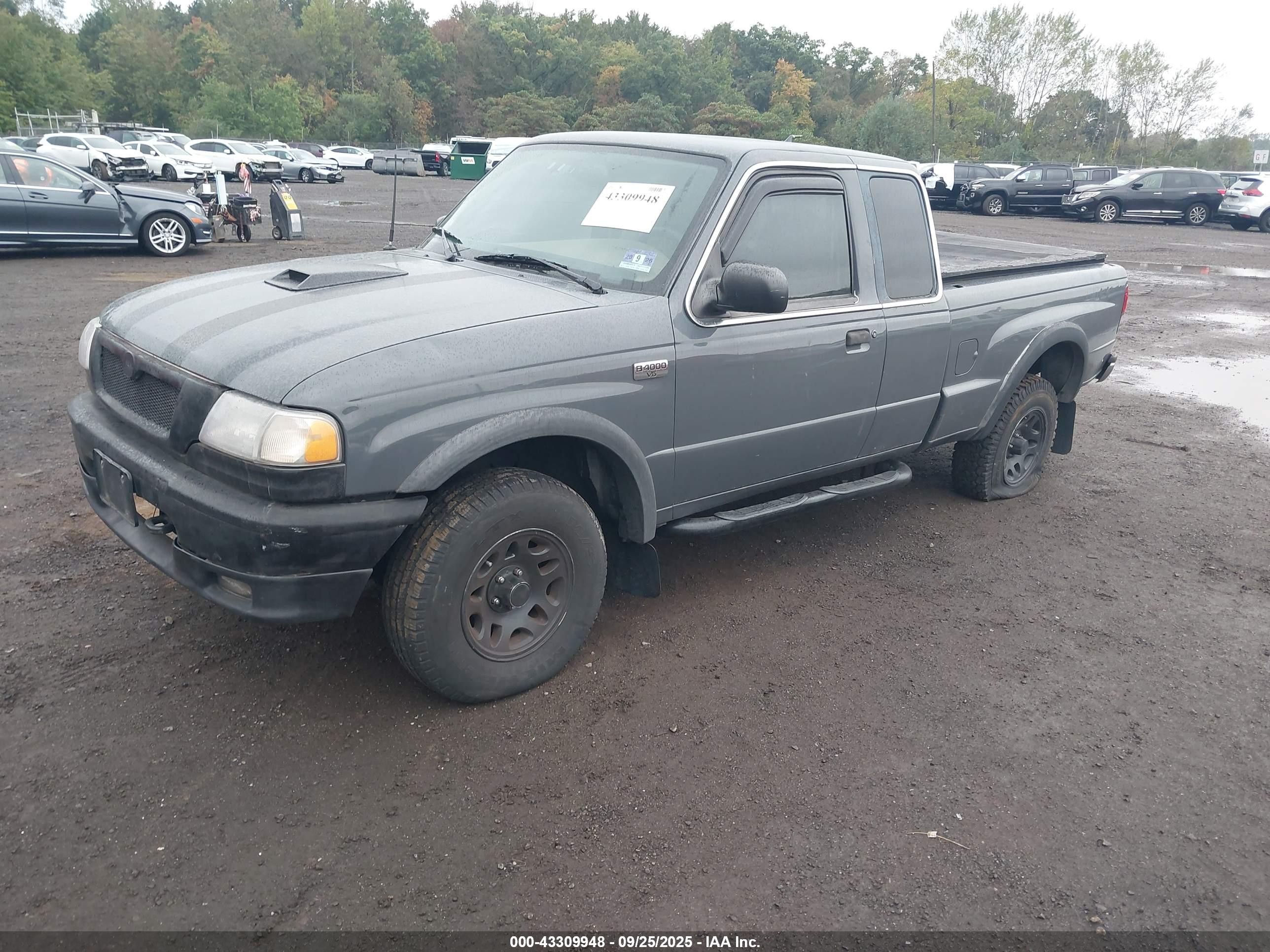 1999 Mazda B4000 Se/tl Gray vin: 4F4ZR17X5XTM02389