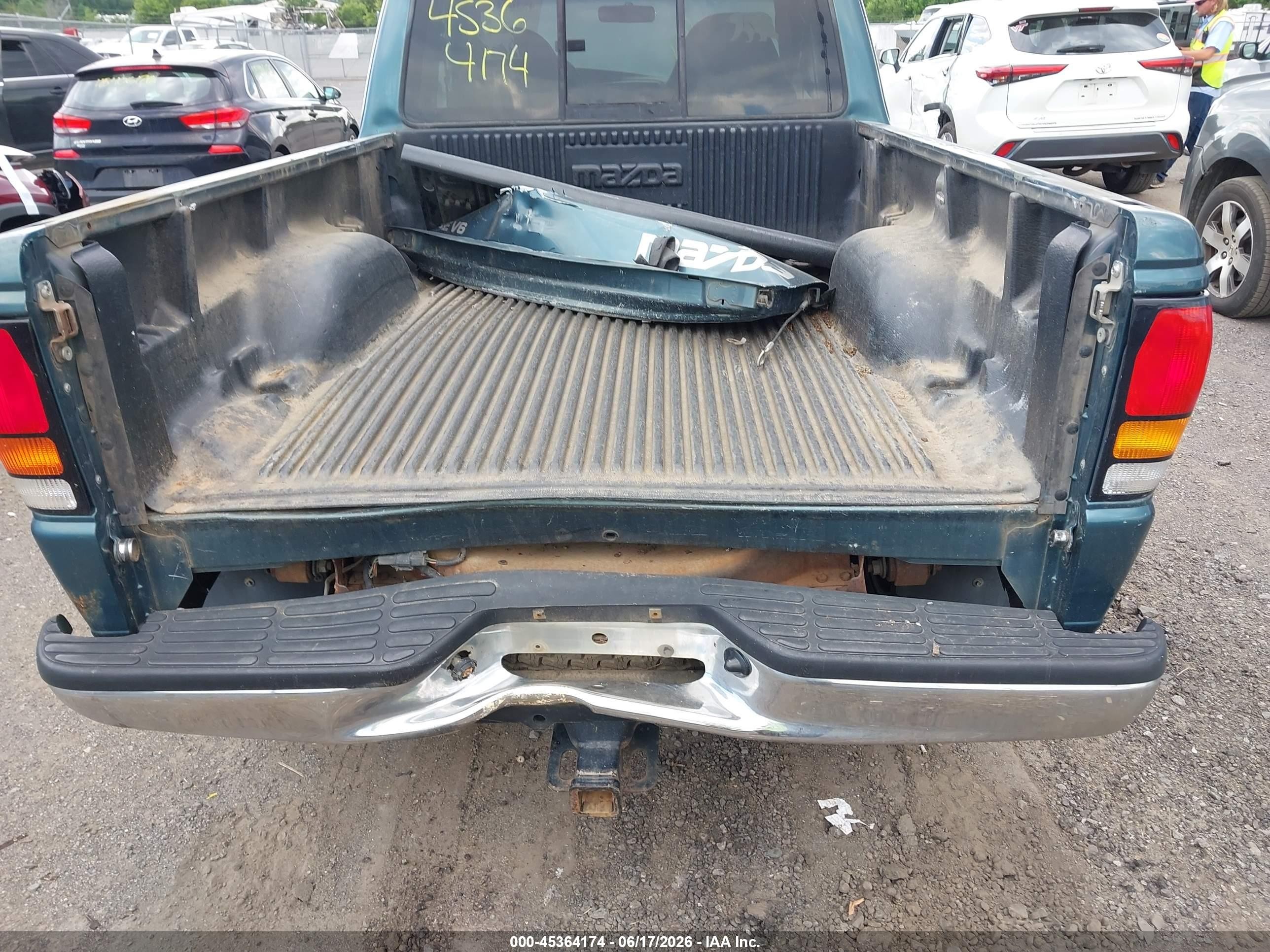 1998 Mazda B4000 Se Green vin: 4F4ZR17X6WTM28708