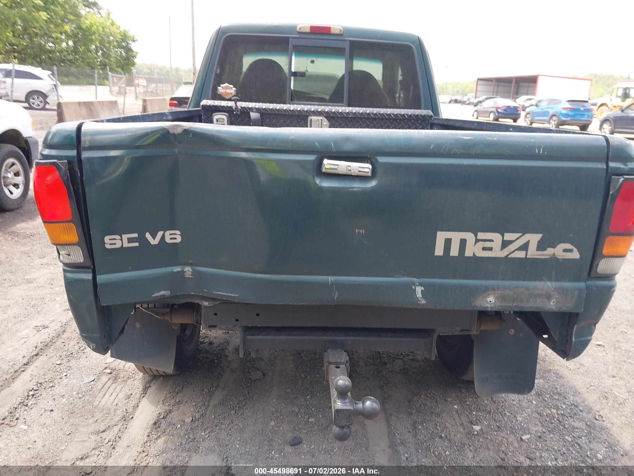 1998 Mazda B4000 Se Green vin: 4F4ZR17X6WTM46450