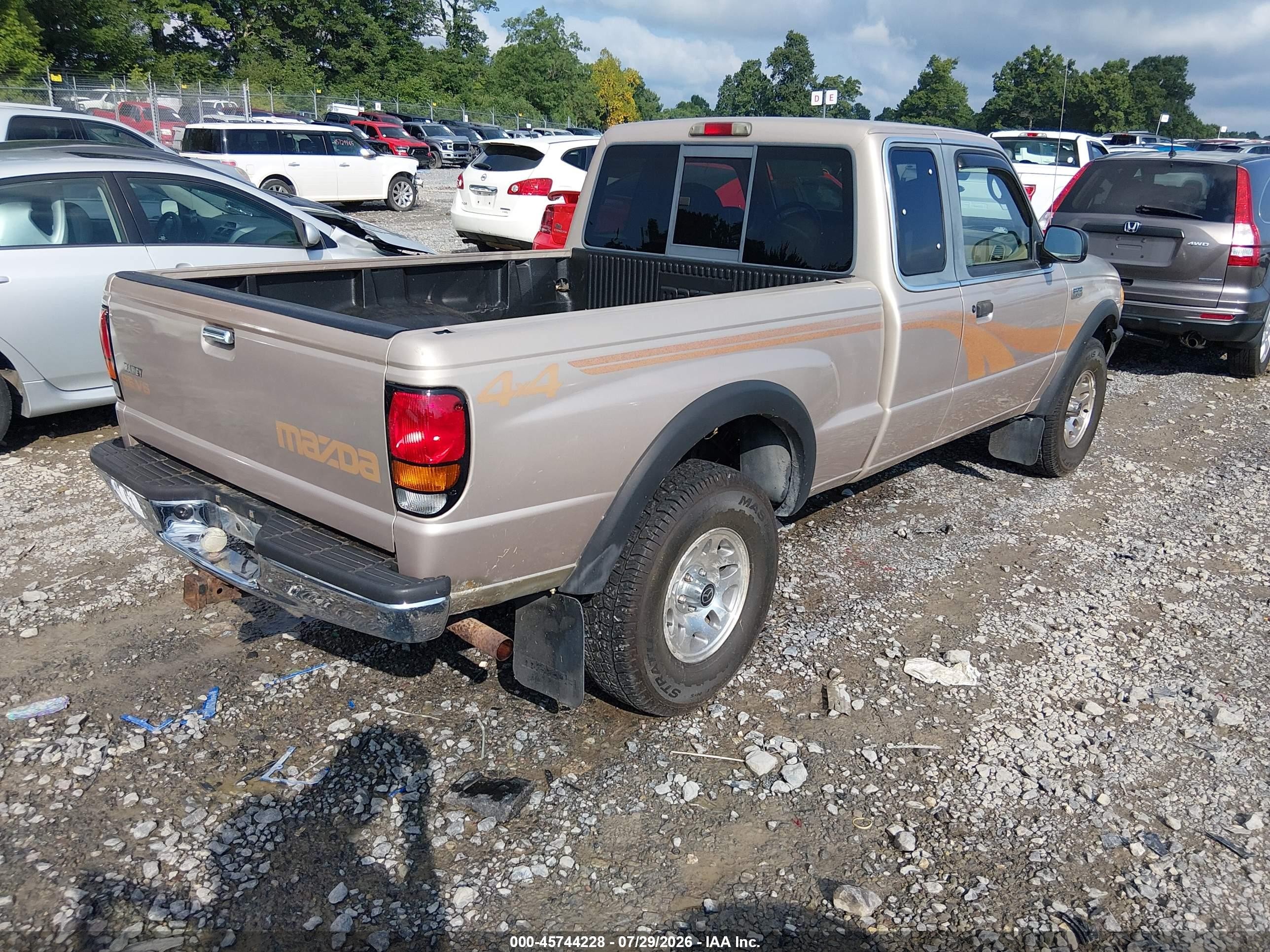1998 Mazda B4000 Se Tan vin: 4F4ZR17X9WTM07061