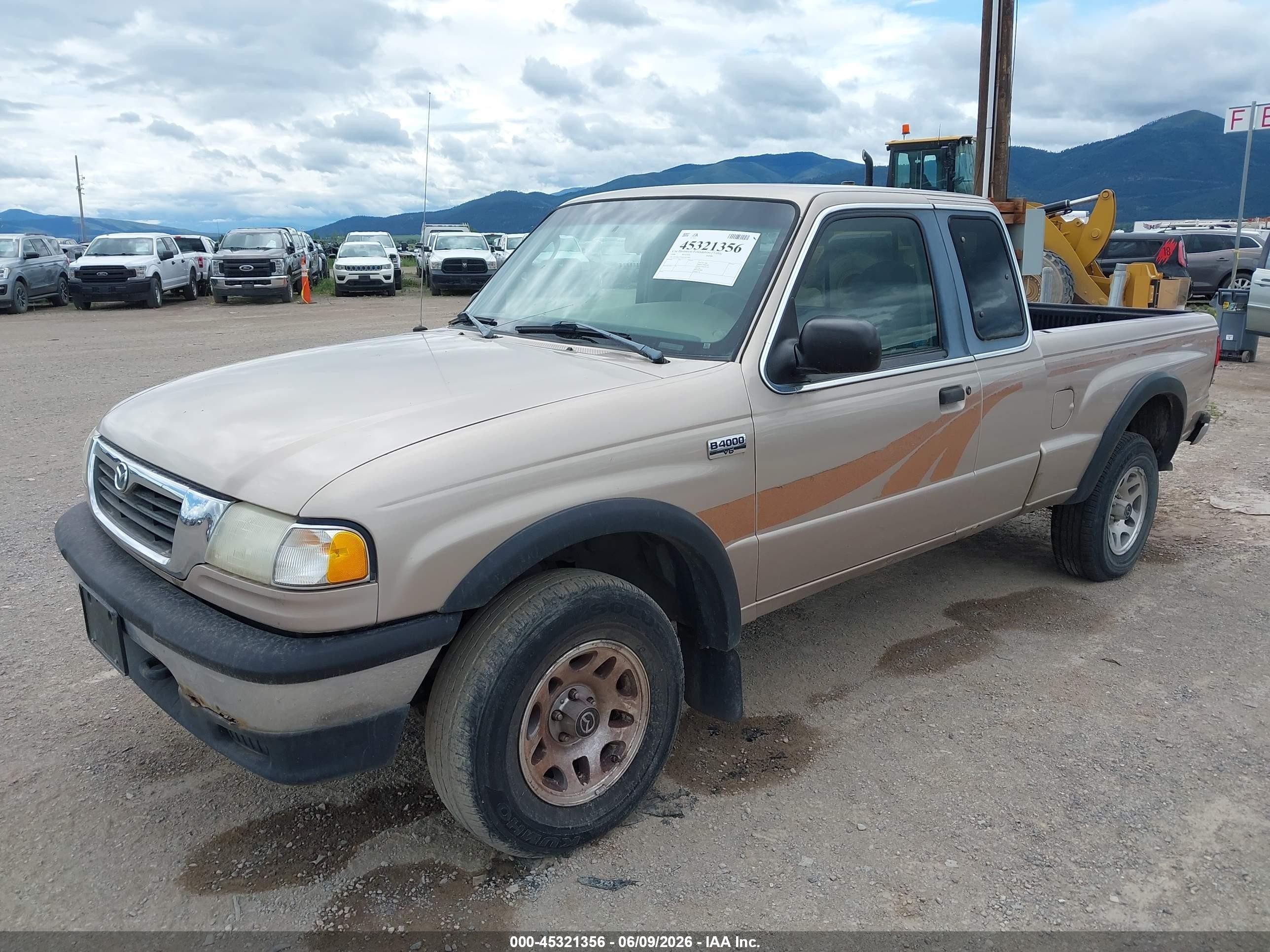 1998 Mazda B4000 Se Gold vin: 4F4ZR17XXWTM25861