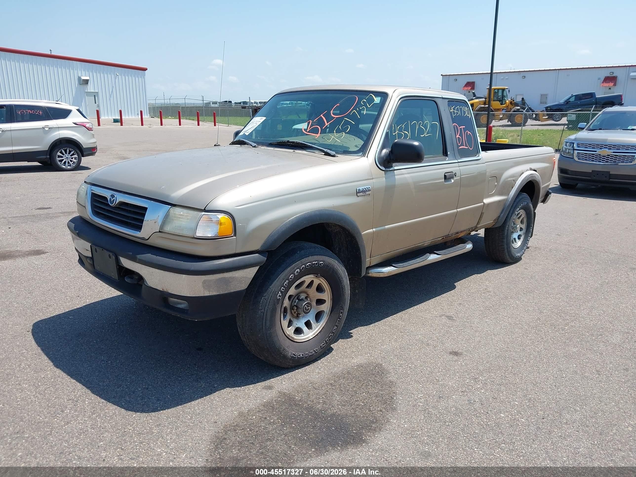 1999 Mazda B4000 Se/tl Gold vin: 4F4ZR17XXXTM02341