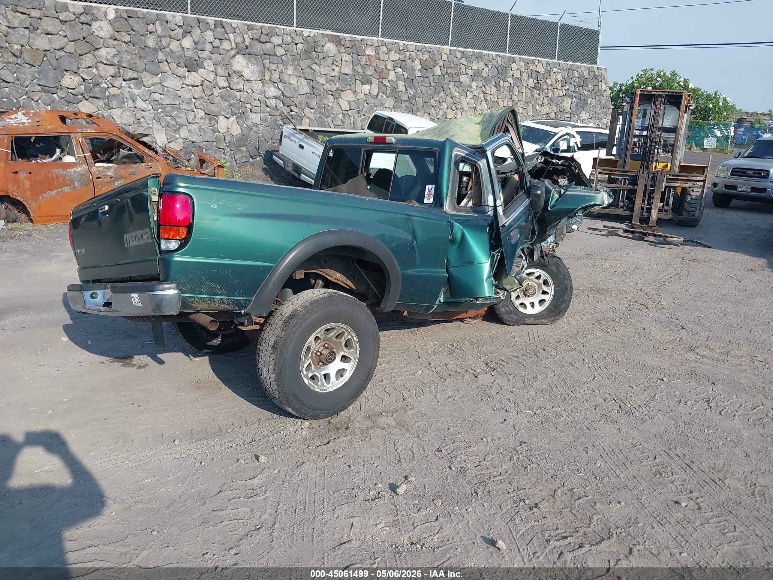 1999 Mazda B4000 Se/tl Green vin: 4F4ZR17XXXTM39647