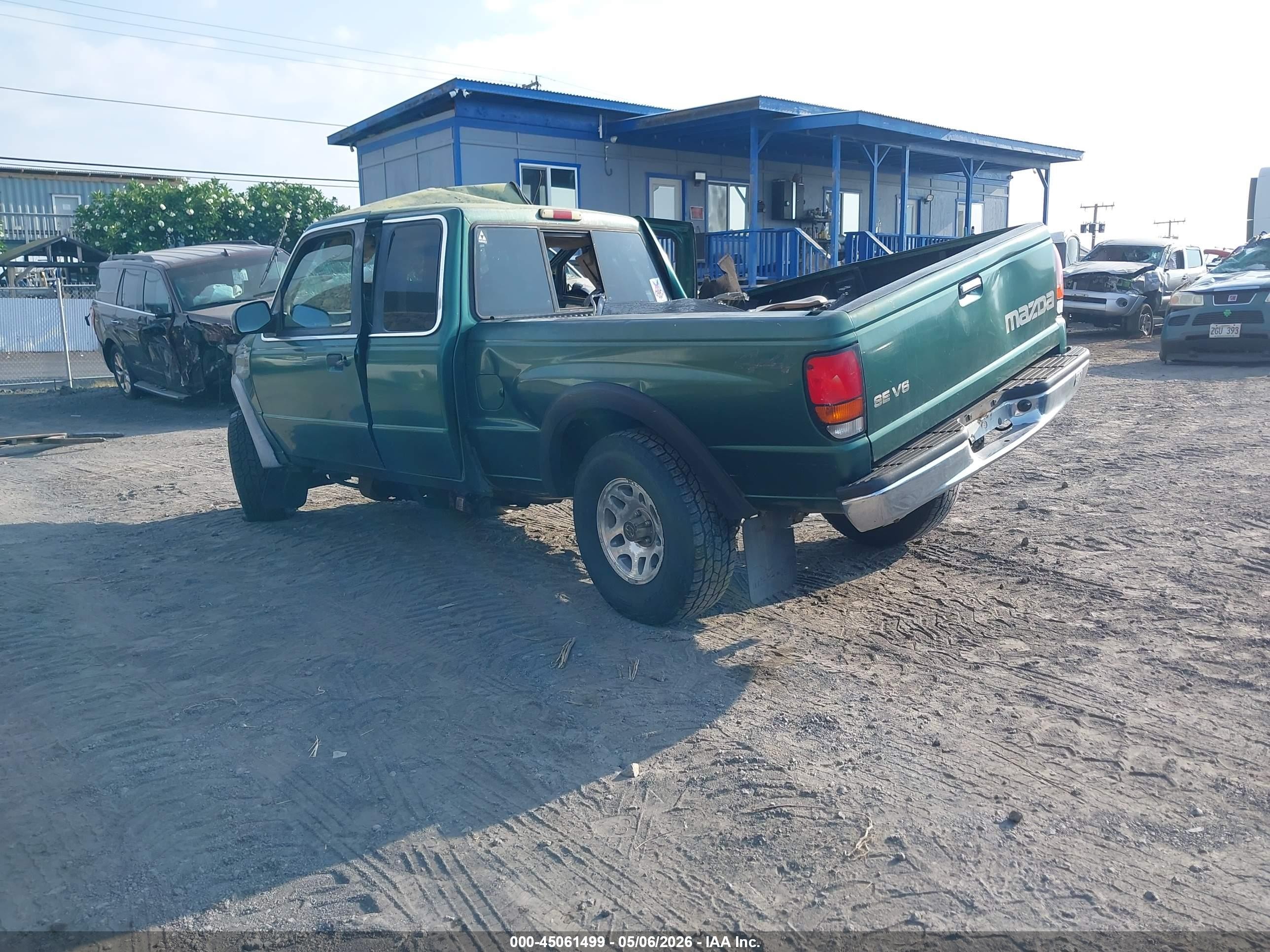 1999 Mazda B4000 Se/tl Green vin: 4F4ZR17XXXTM39647