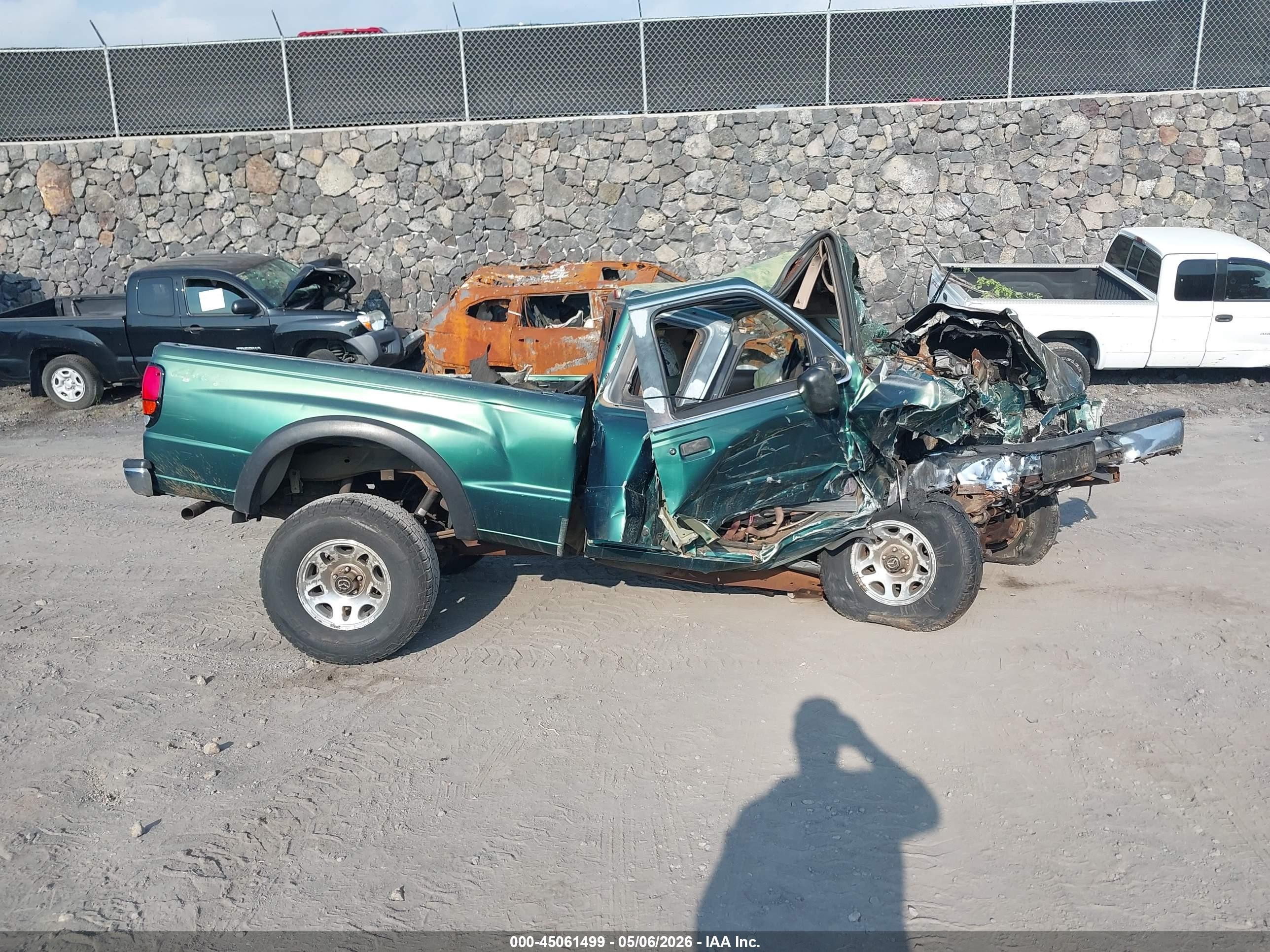1999 Mazda B4000 Se/tl Green vin: 4F4ZR17XXXTM39647