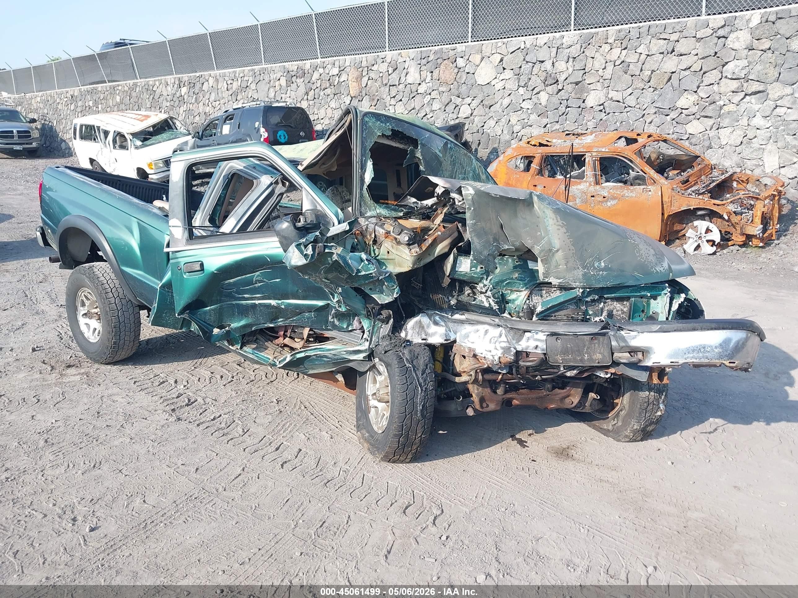1999 Mazda B4000 Se/tl Green vin: 4F4ZR17XXXTM39647