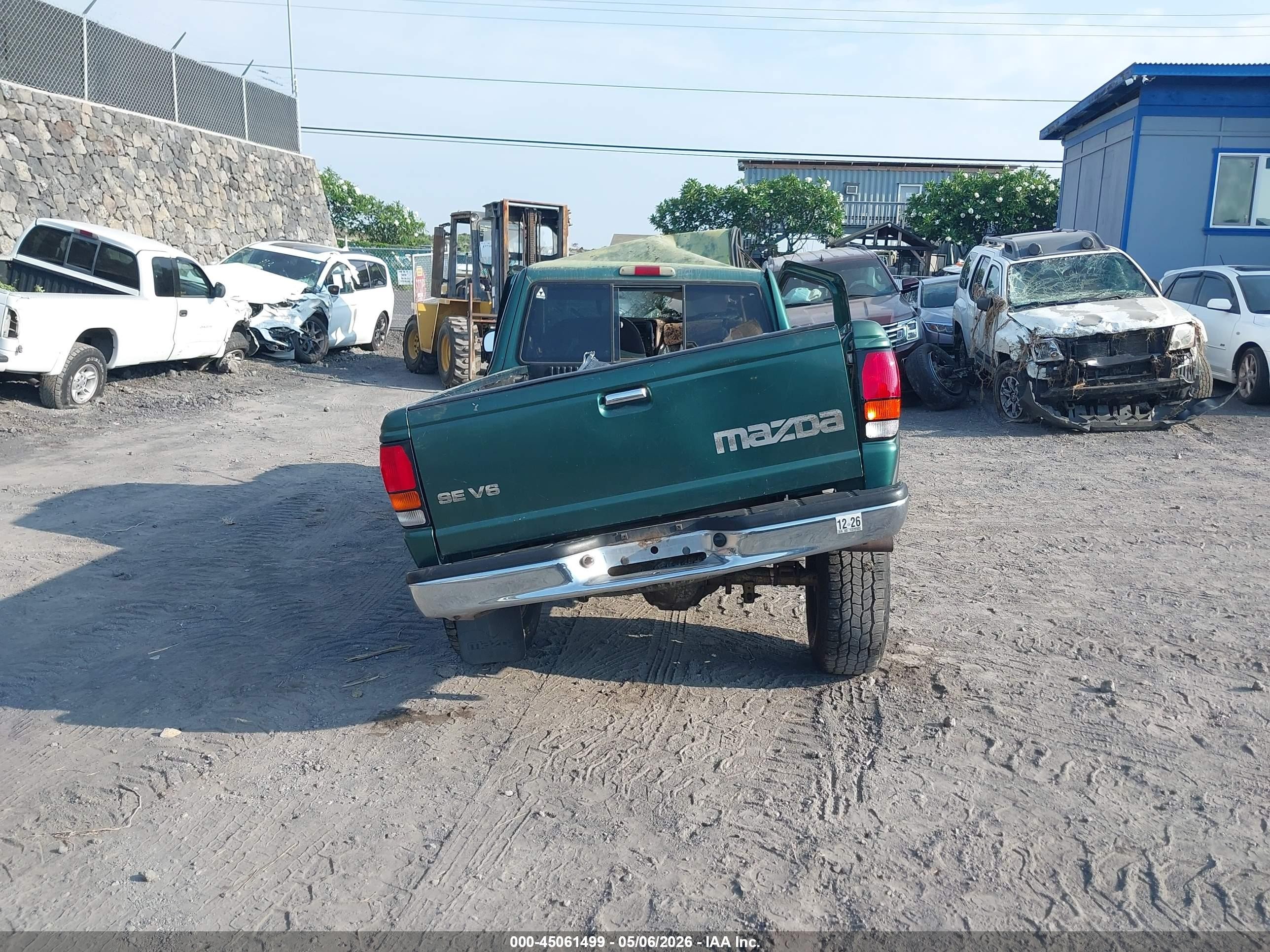 1999 Mazda B4000 Se/tl Green vin: 4F4ZR17XXXTM39647