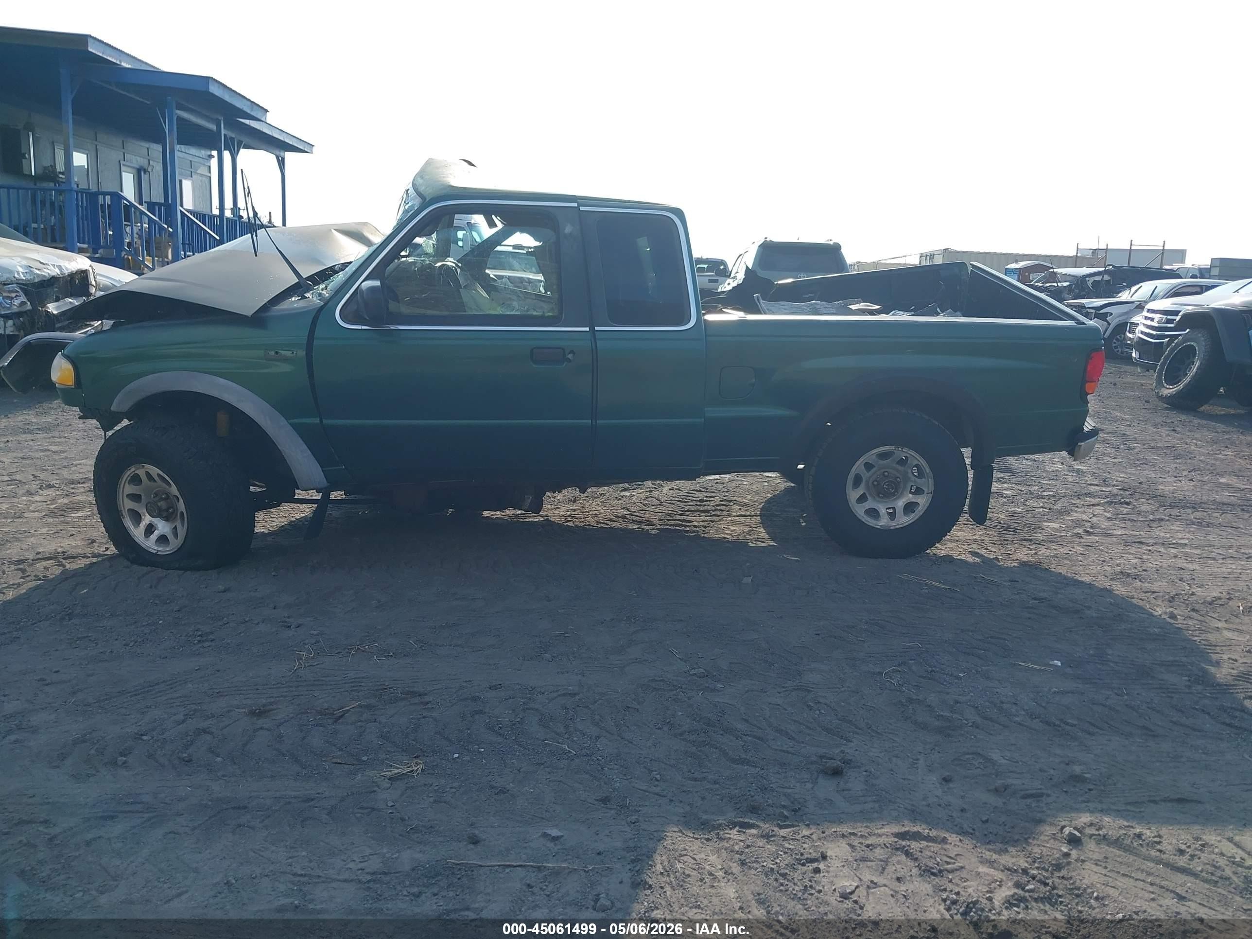 1999 Mazda B4000 Se/tl Green vin: 4F4ZR17XXXTM39647