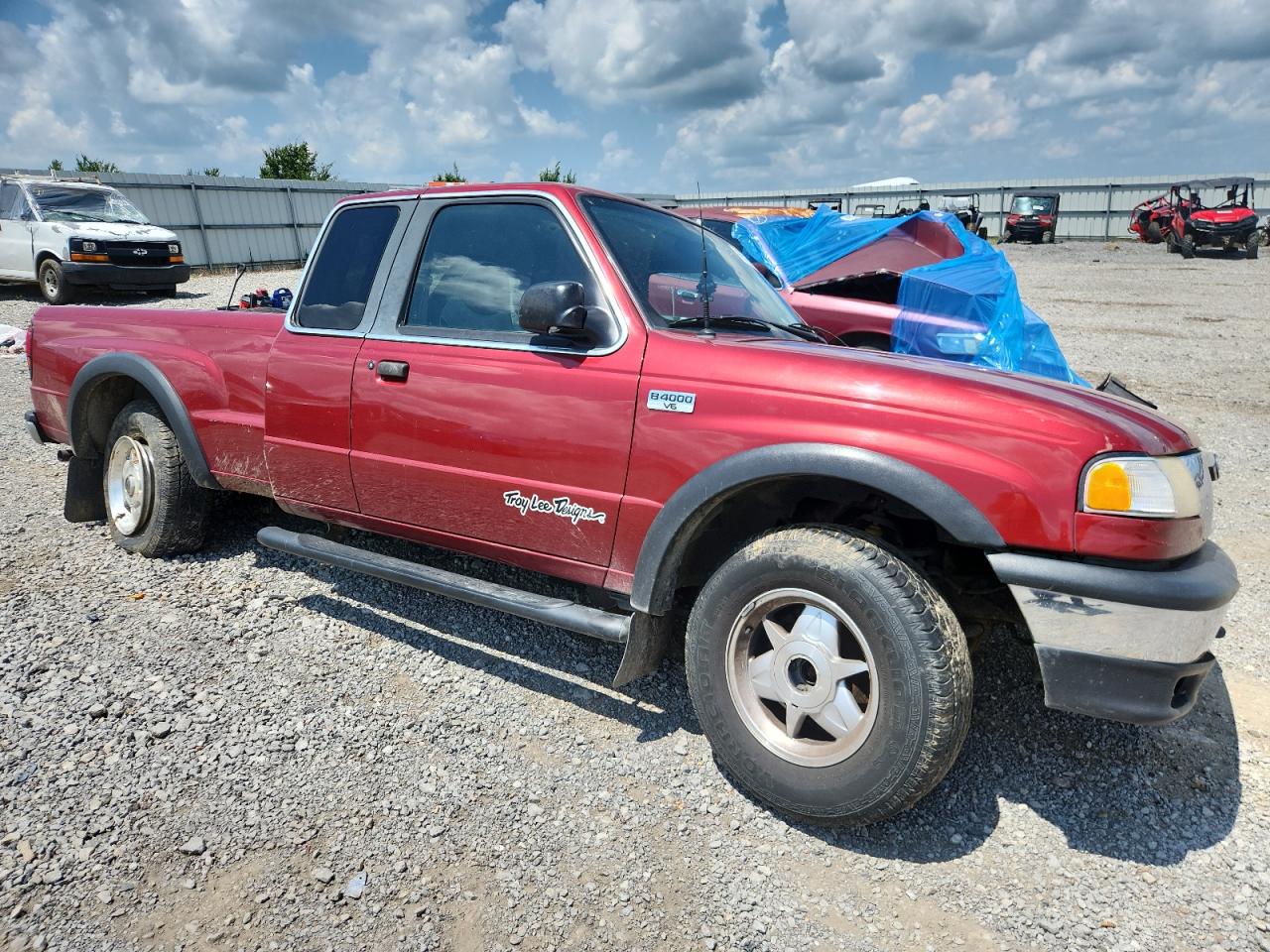 1999 Mazda B4000 Cab Plus Burgundy vin: 4F4ZR17XXXTM45836