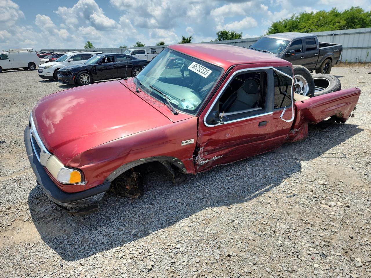 1999 Mazda B4000 Cab Plus Burgundy vin: 4F4ZR17XXXTM45836