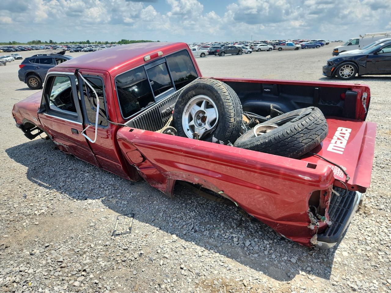 1999 Mazda B4000 Cab Plus Burgundy vin: 4F4ZR17XXXTM45836