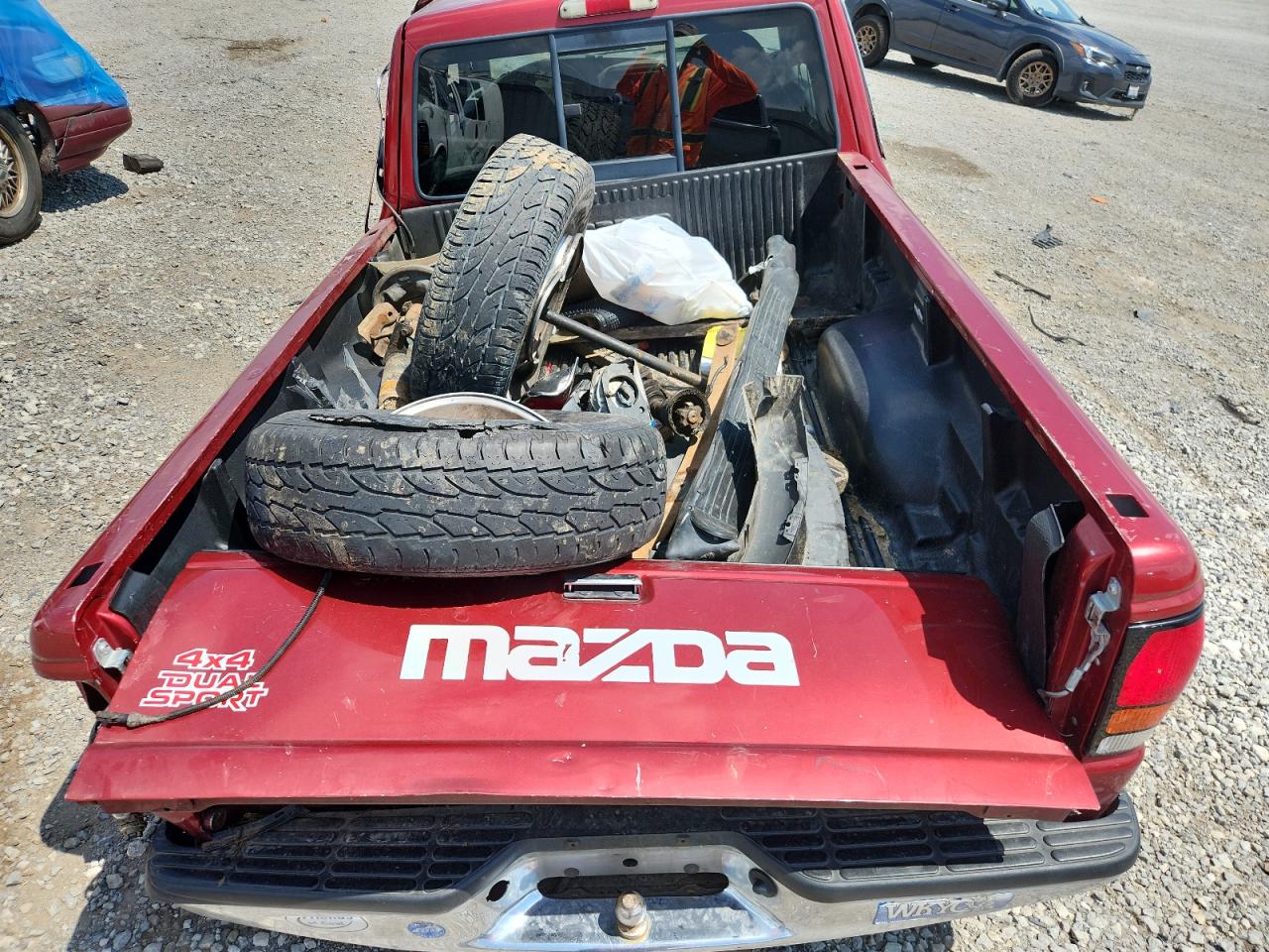 1999 Mazda B4000 Cab Plus Burgundy vin: 4F4ZR17XXXTM45836