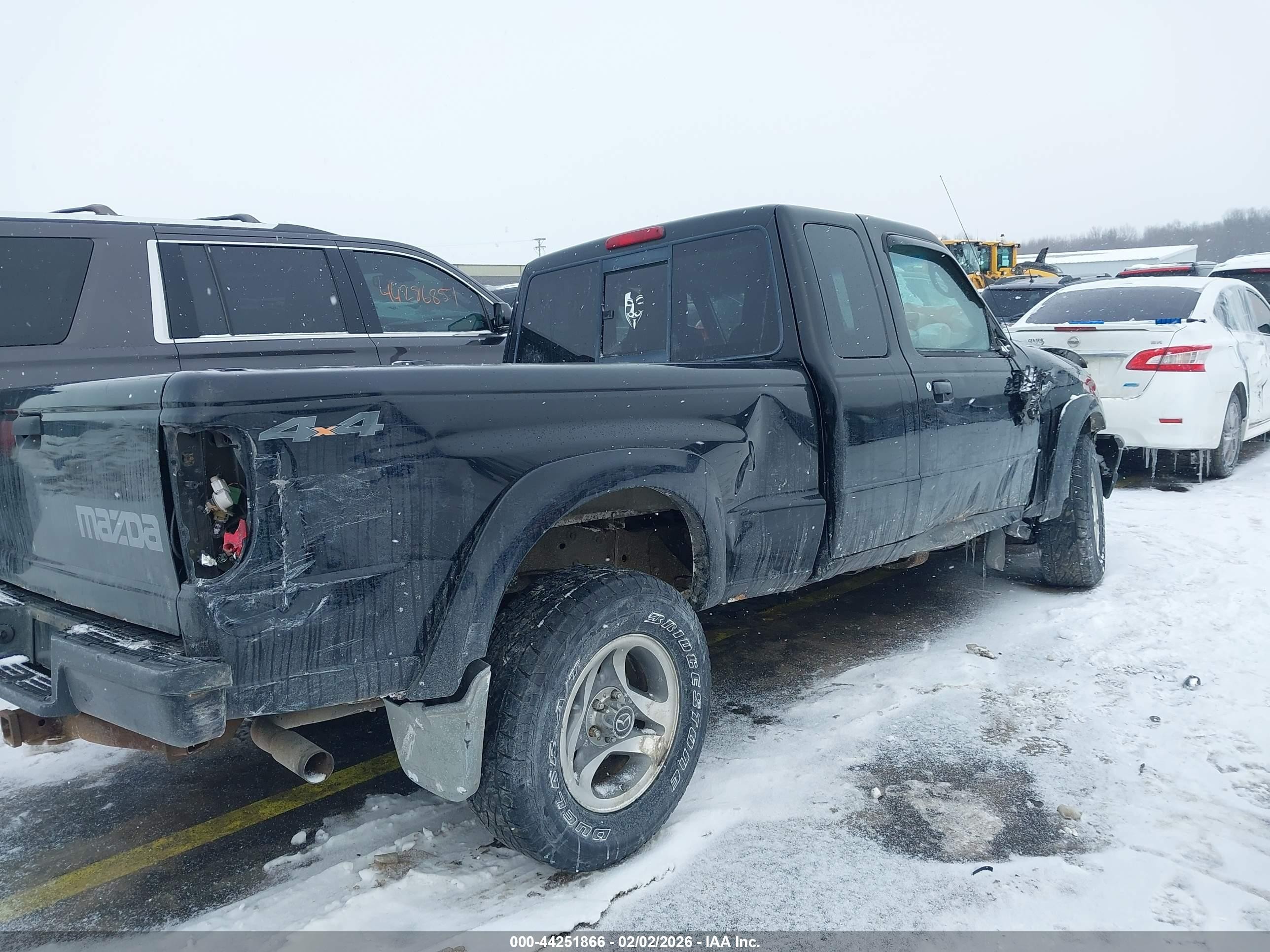 2005 Mazda B4000 Se Black vin: 4F4ZR47E05PM06808