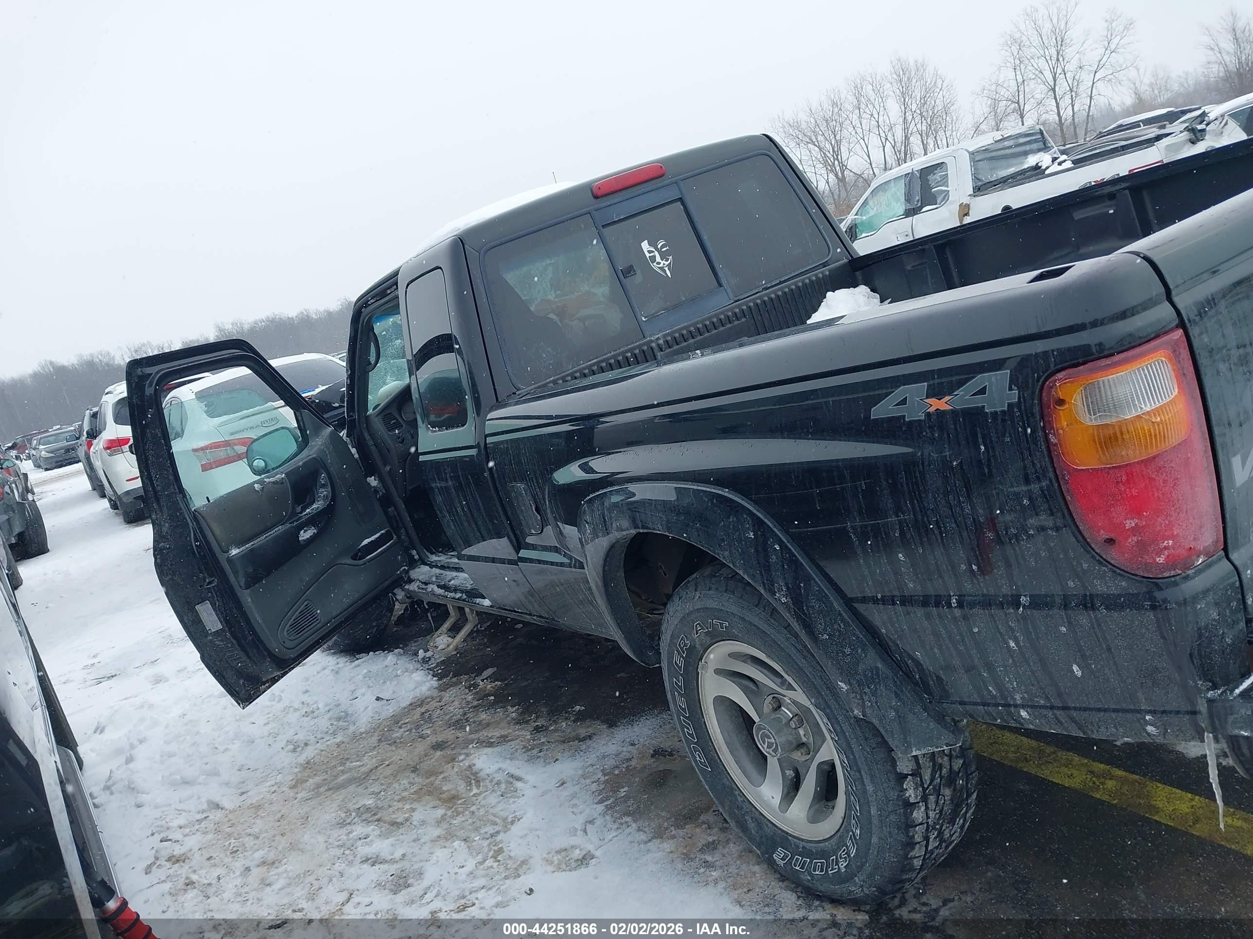 2005 Mazda B4000 Se Black vin: 4F4ZR47E05PM06808
