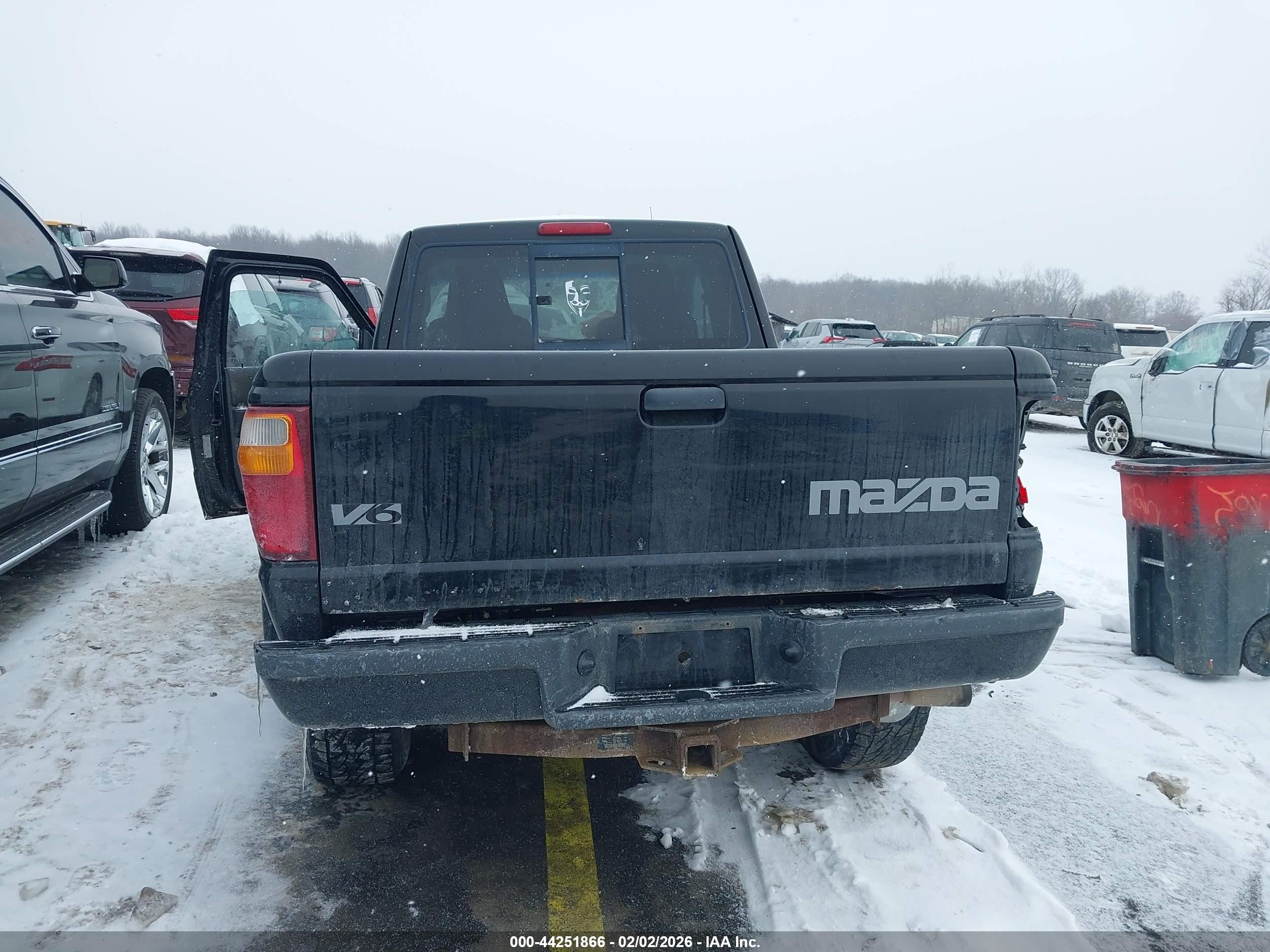2005 Mazda B4000 Se Black vin: 4F4ZR47E05PM06808