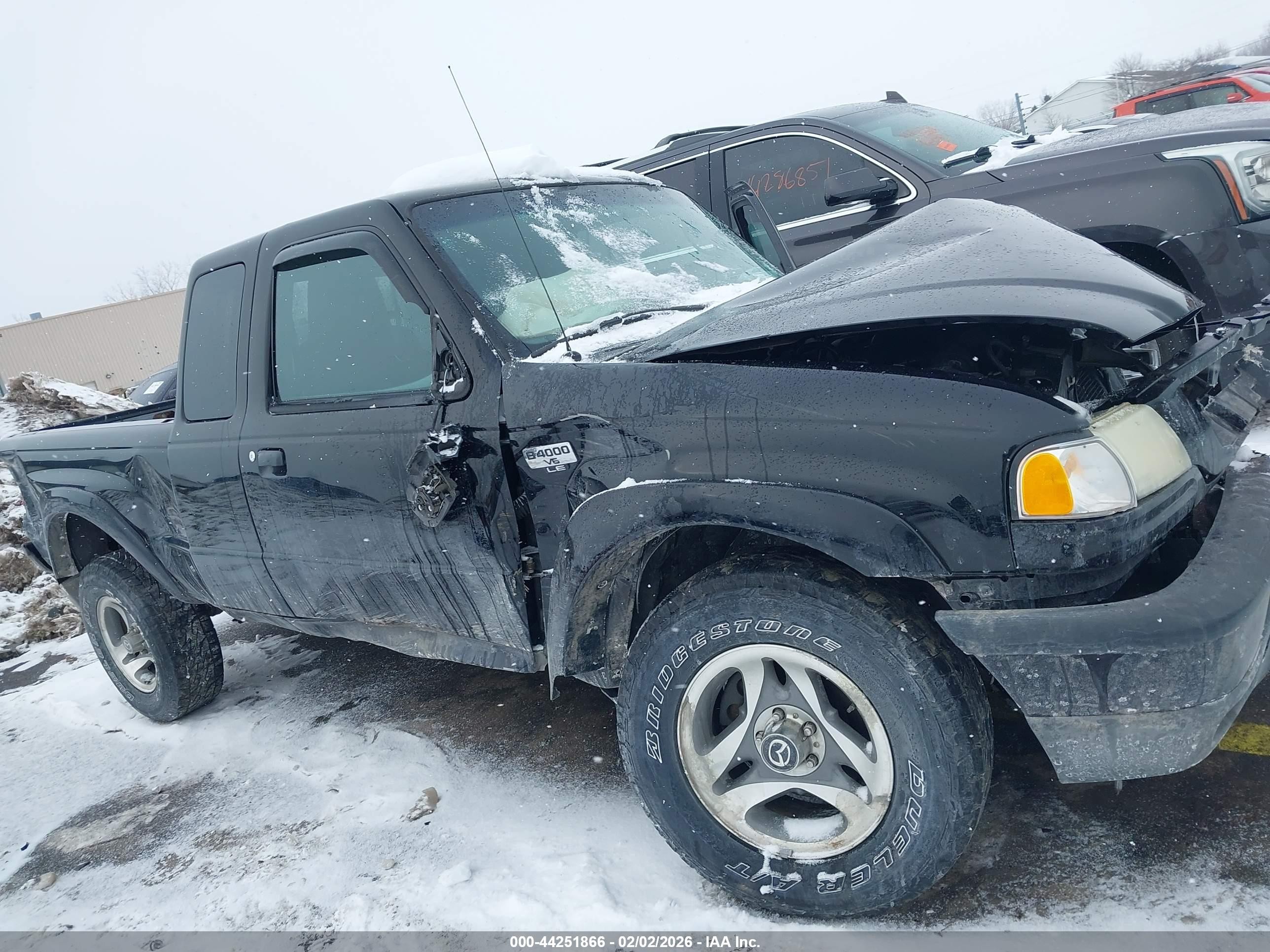 2005 Mazda B4000 Se Black vin: 4F4ZR47E05PM06808