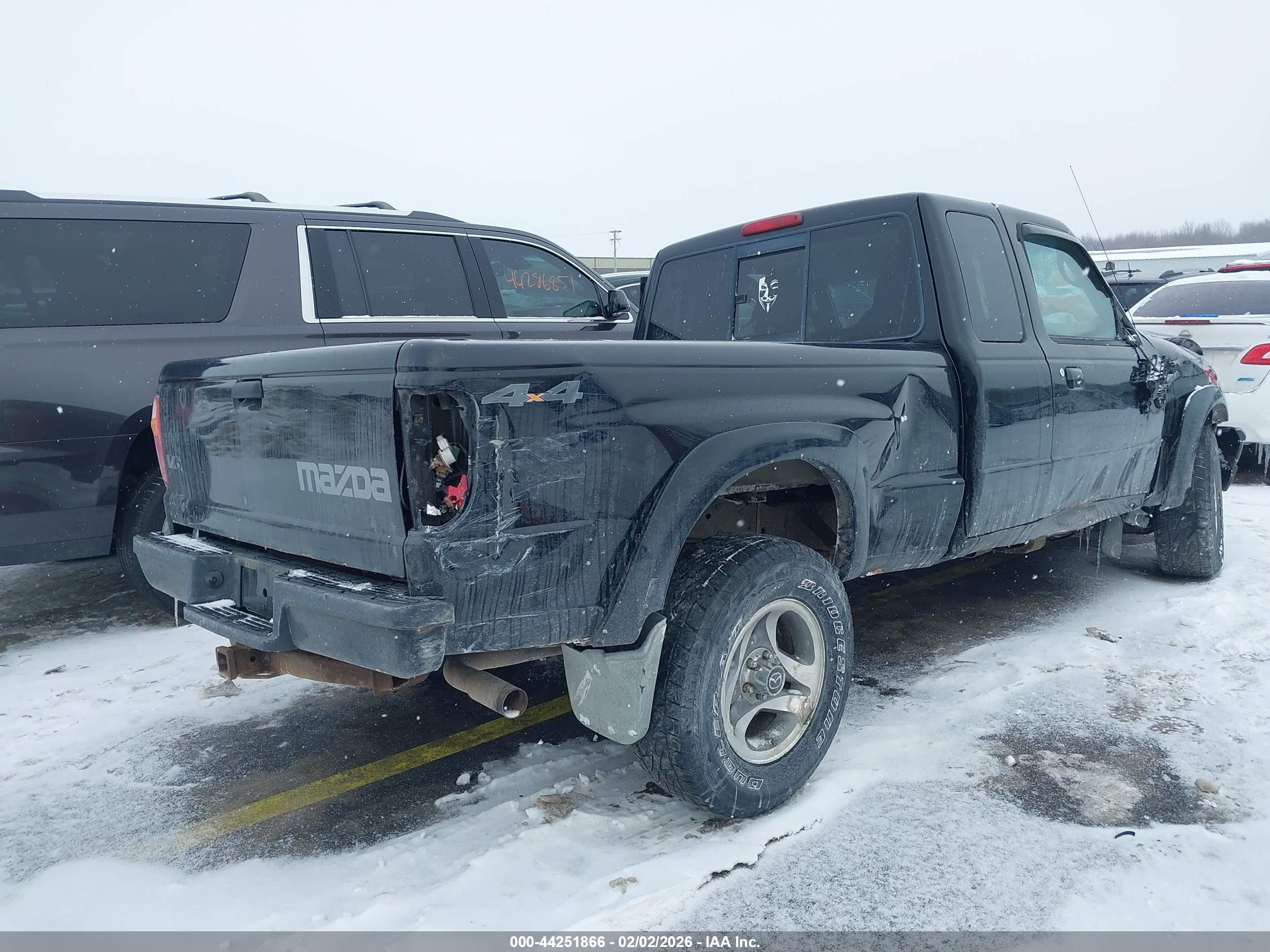 2005 Mazda B4000 Se Black vin: 4F4ZR47E05PM06808