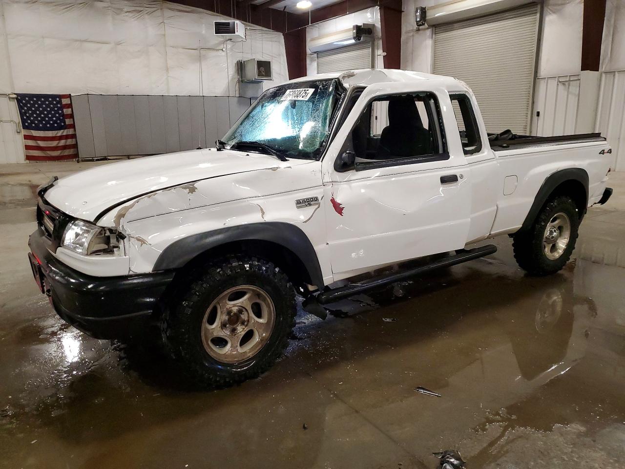 2005 Mazda B4000 Cab Plus White vin: 4F4ZR47E15PM01469