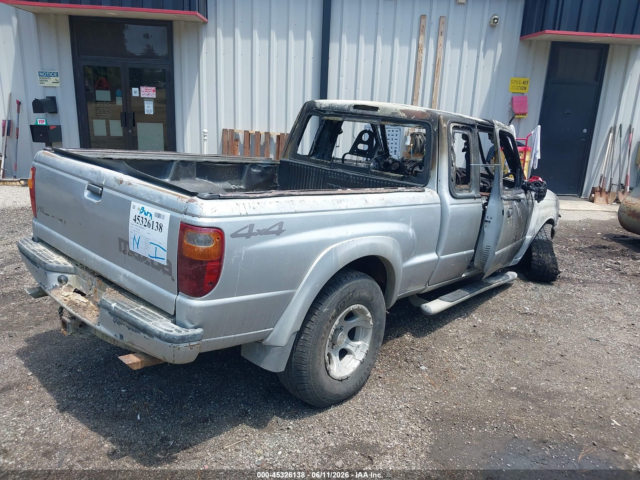 2003 Mazda B4000 Se Gray vin: 4F4ZR47EX3TM19151