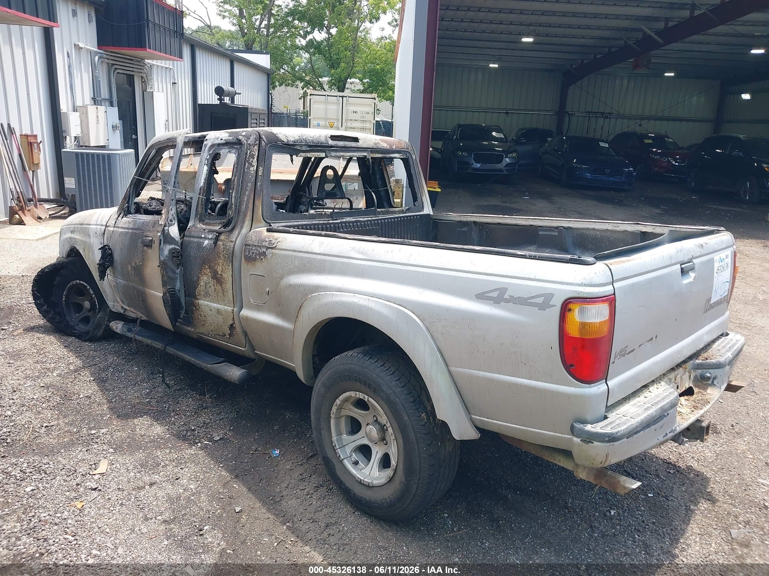 2003 Mazda B4000 Se Gray vin: 4F4ZR47EX3TM19151