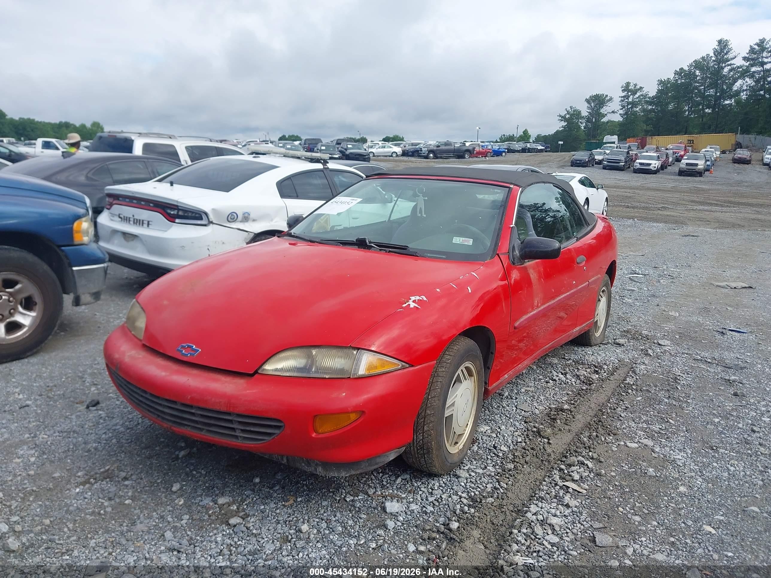 1996 Chevrolet Cavalier Ls Red vin: 4G1JF3243TB101859