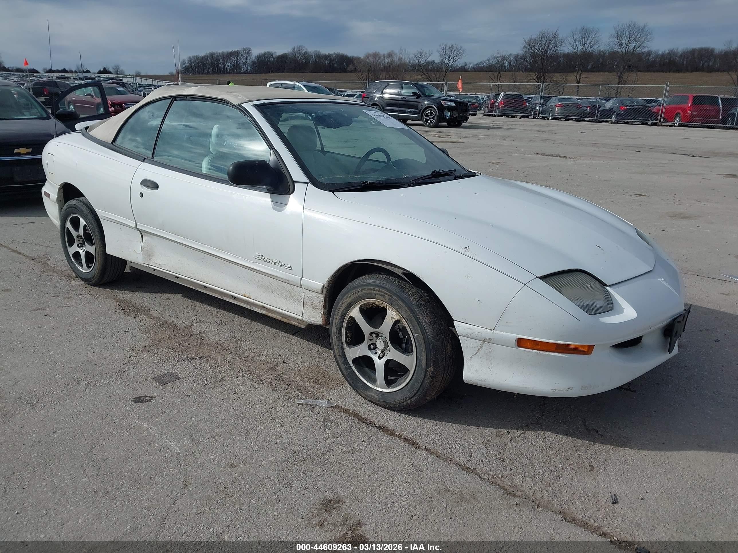 1997 Pontiac Sunfire Se White vin: 4G2JB32T4VB202989