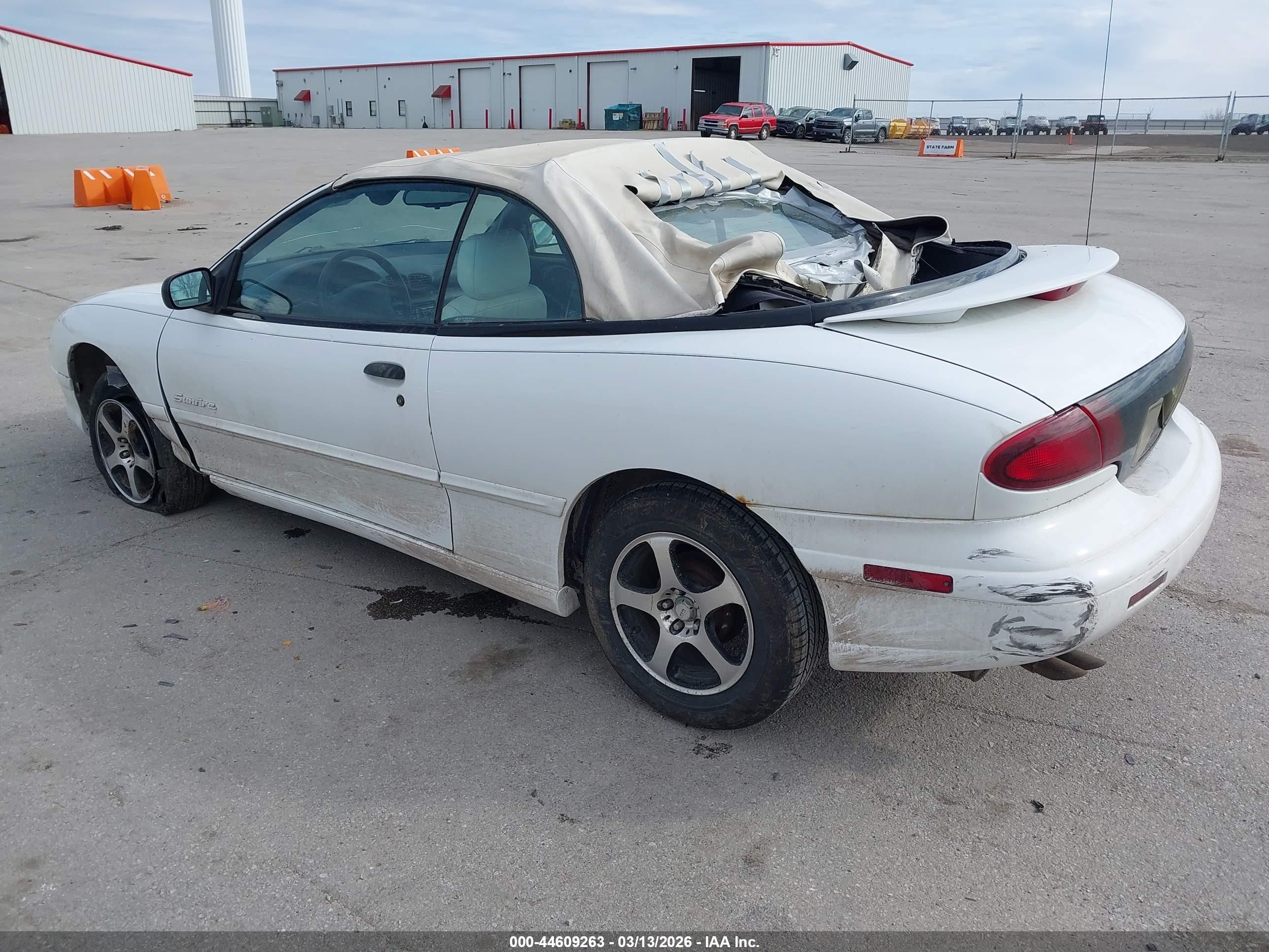 1997 Pontiac Sunfire Se White vin: 4G2JB32T4VB202989