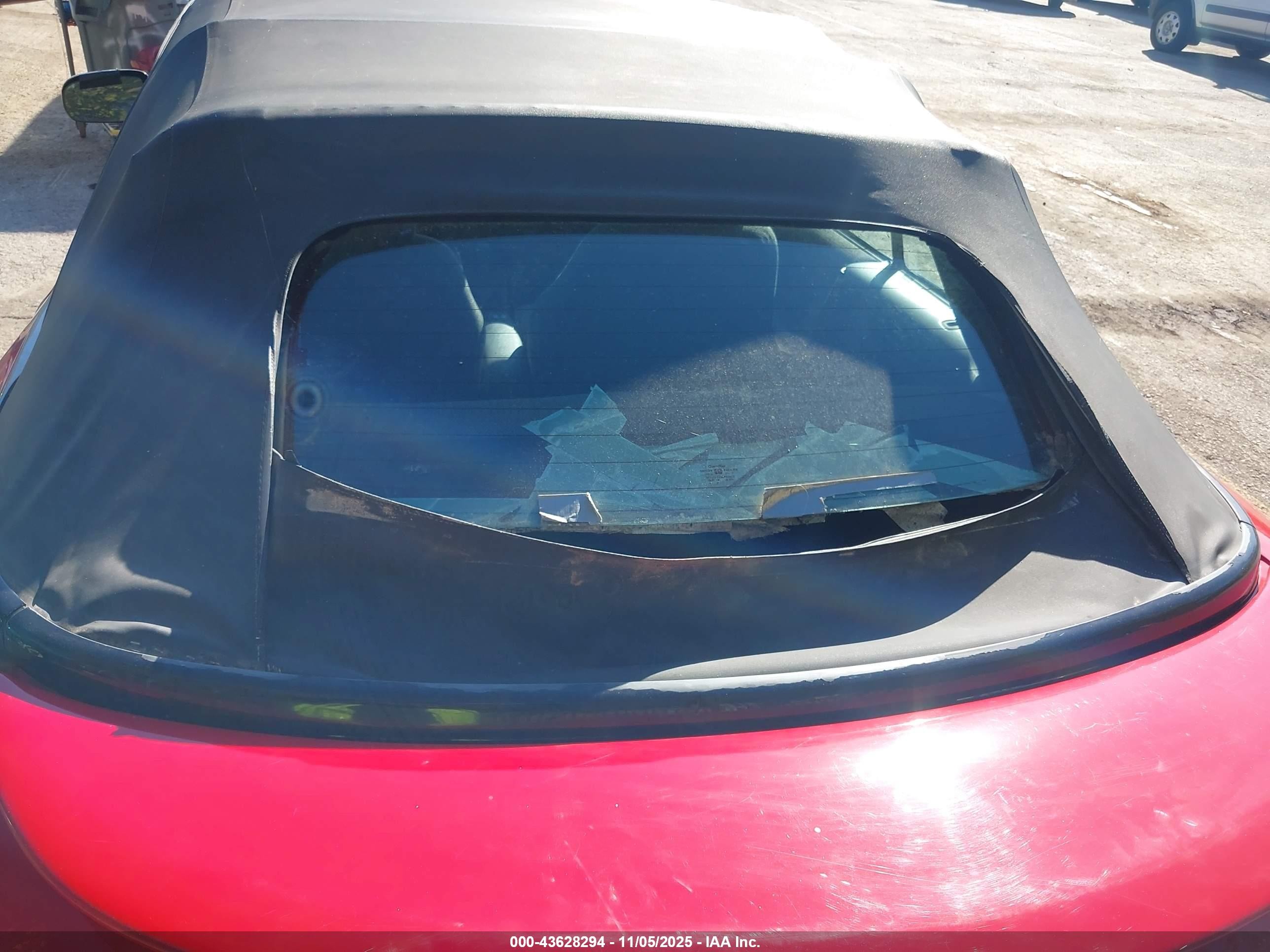 1997 Pontiac Sunfire Se Red vin: 4G2JB32T7VB206082