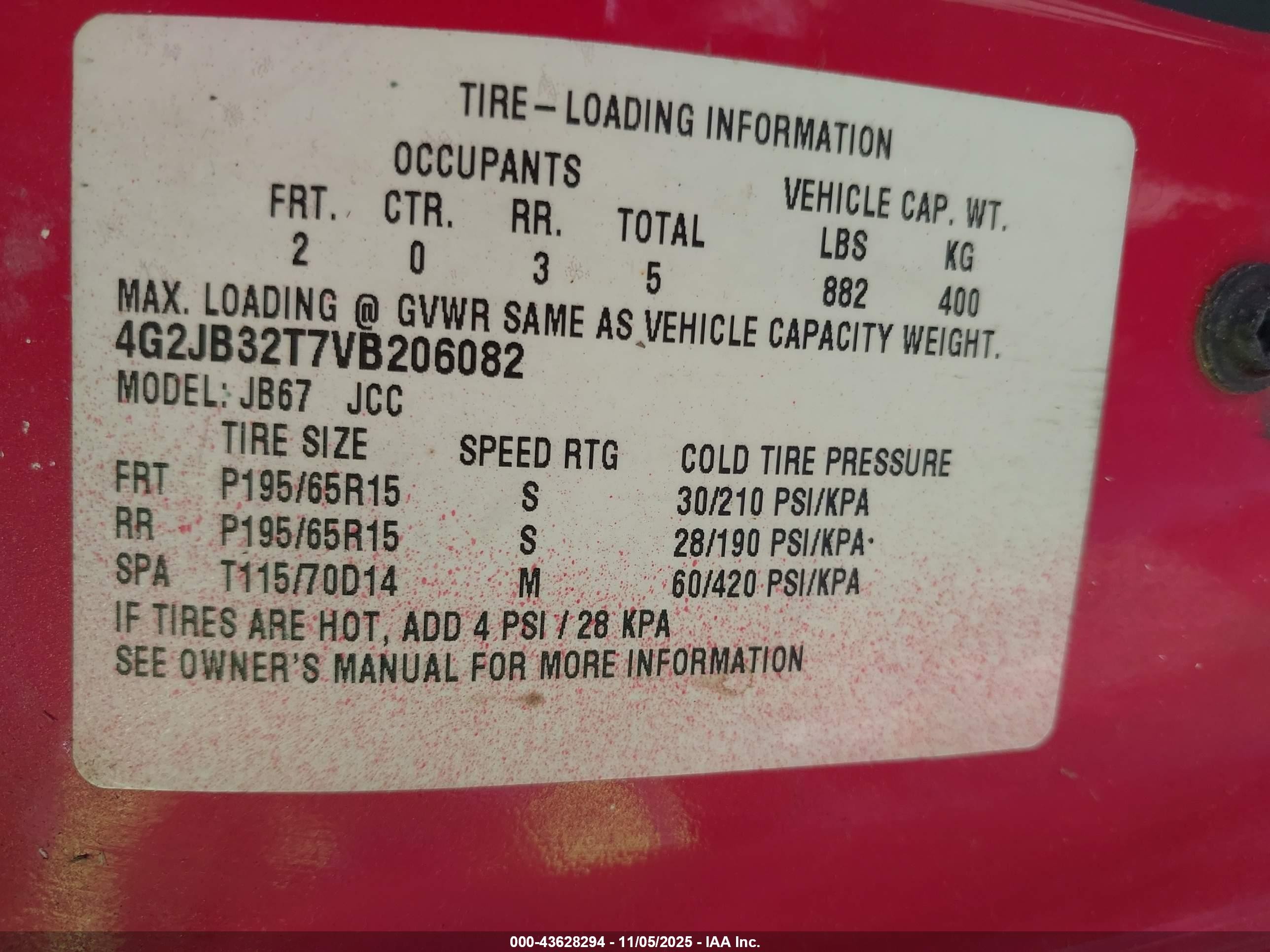 1997 Pontiac Sunfire Se Red vin: 4G2JB32T7VB206082