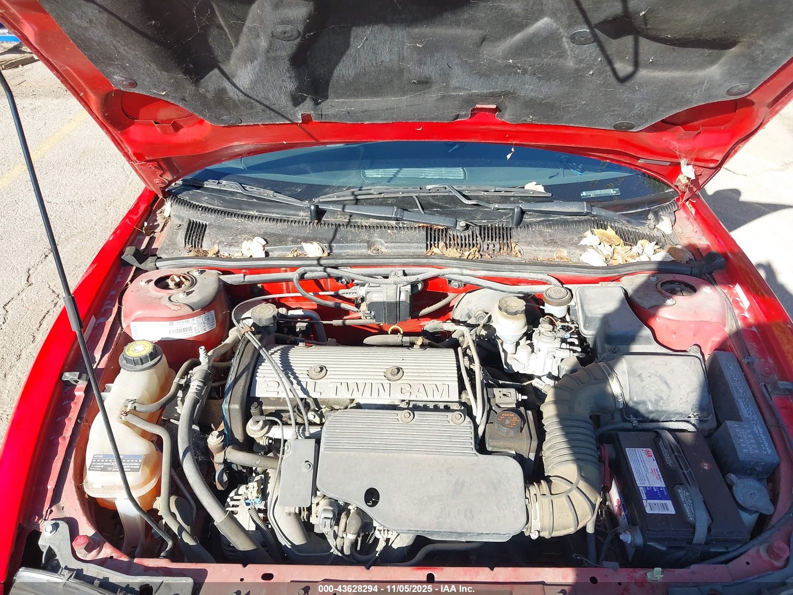 1997 Pontiac Sunfire Se Red vin: 4G2JB32T7VB206082