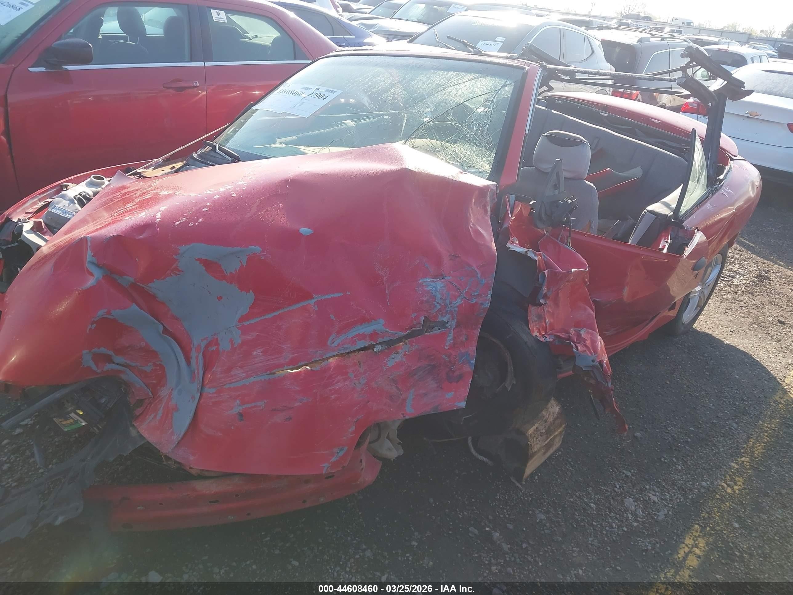 1997 Pontiac Sunfire Se Red vin: 4G2JB32T8VB201117