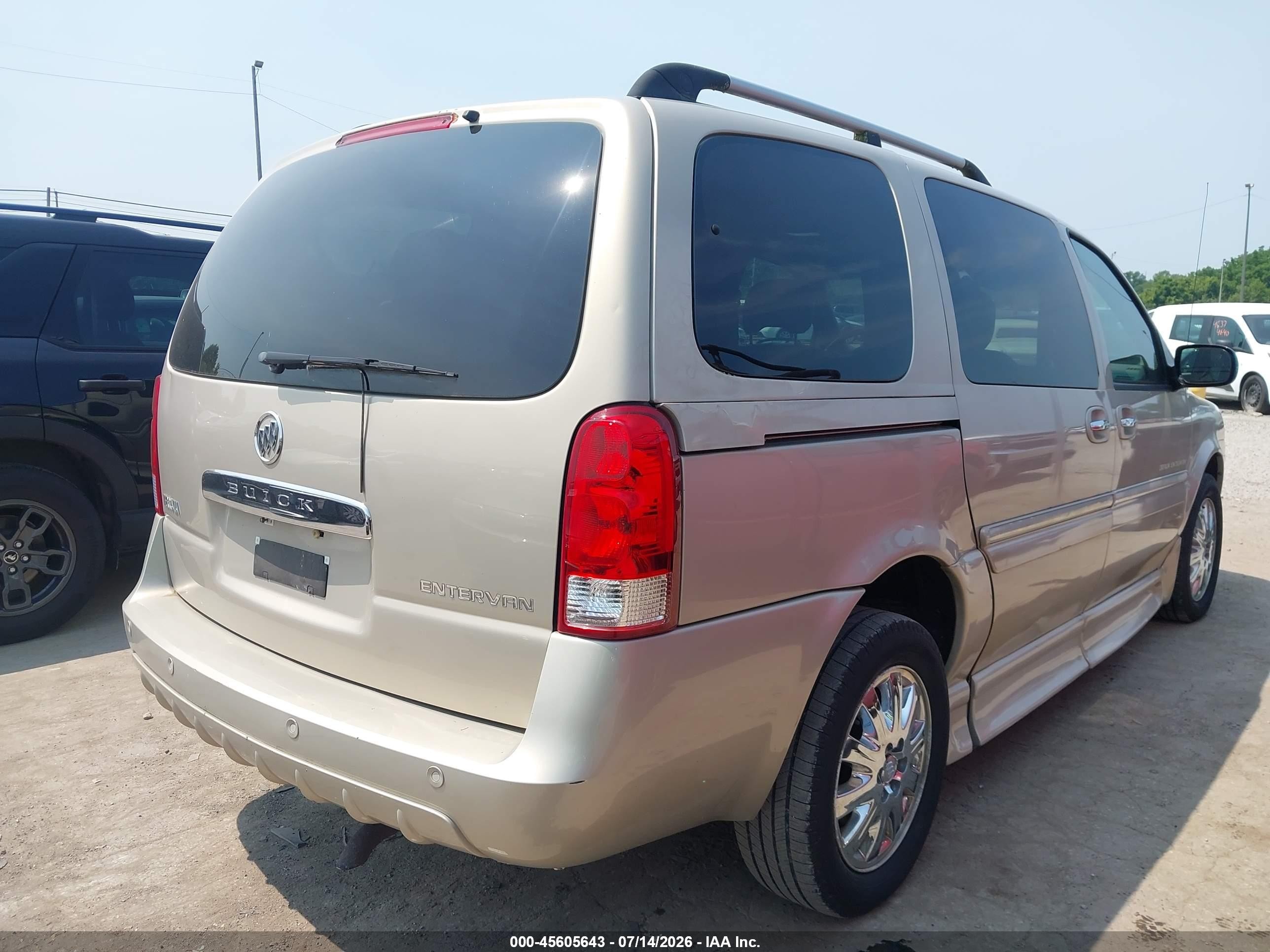 2007 Buick Terraza Cxl Gold vin: 4GLDV13147D163152