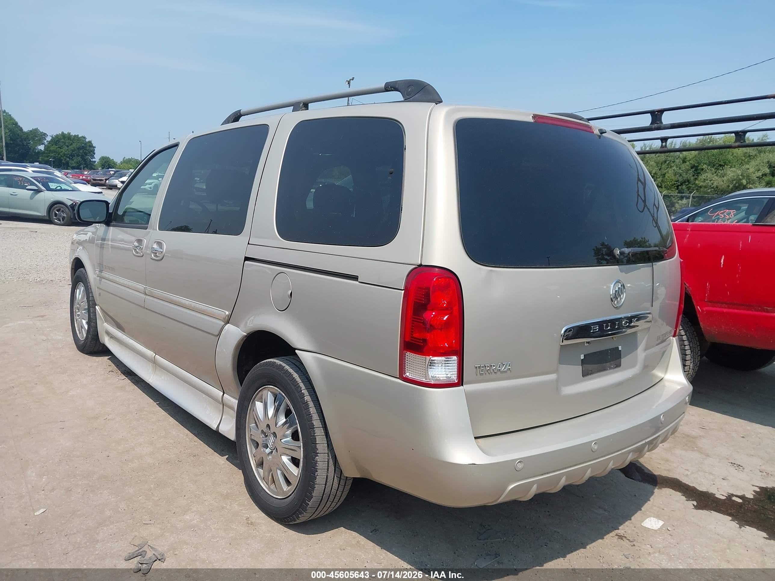 2007 Buick Terraza Cxl Gold vin: 4GLDV13147D163152