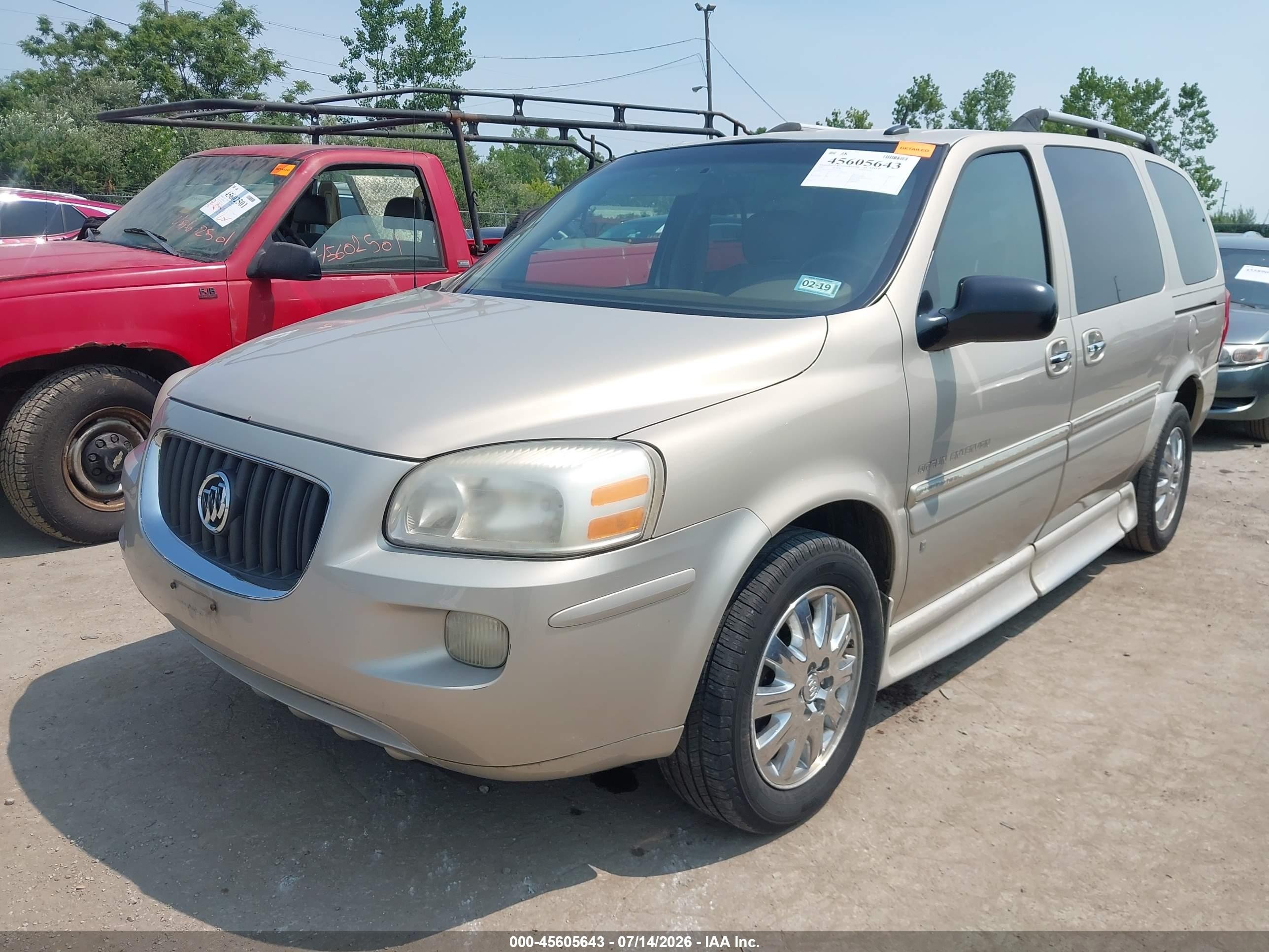 2007 Buick Terraza Cxl Gold vin: 4GLDV13147D163152