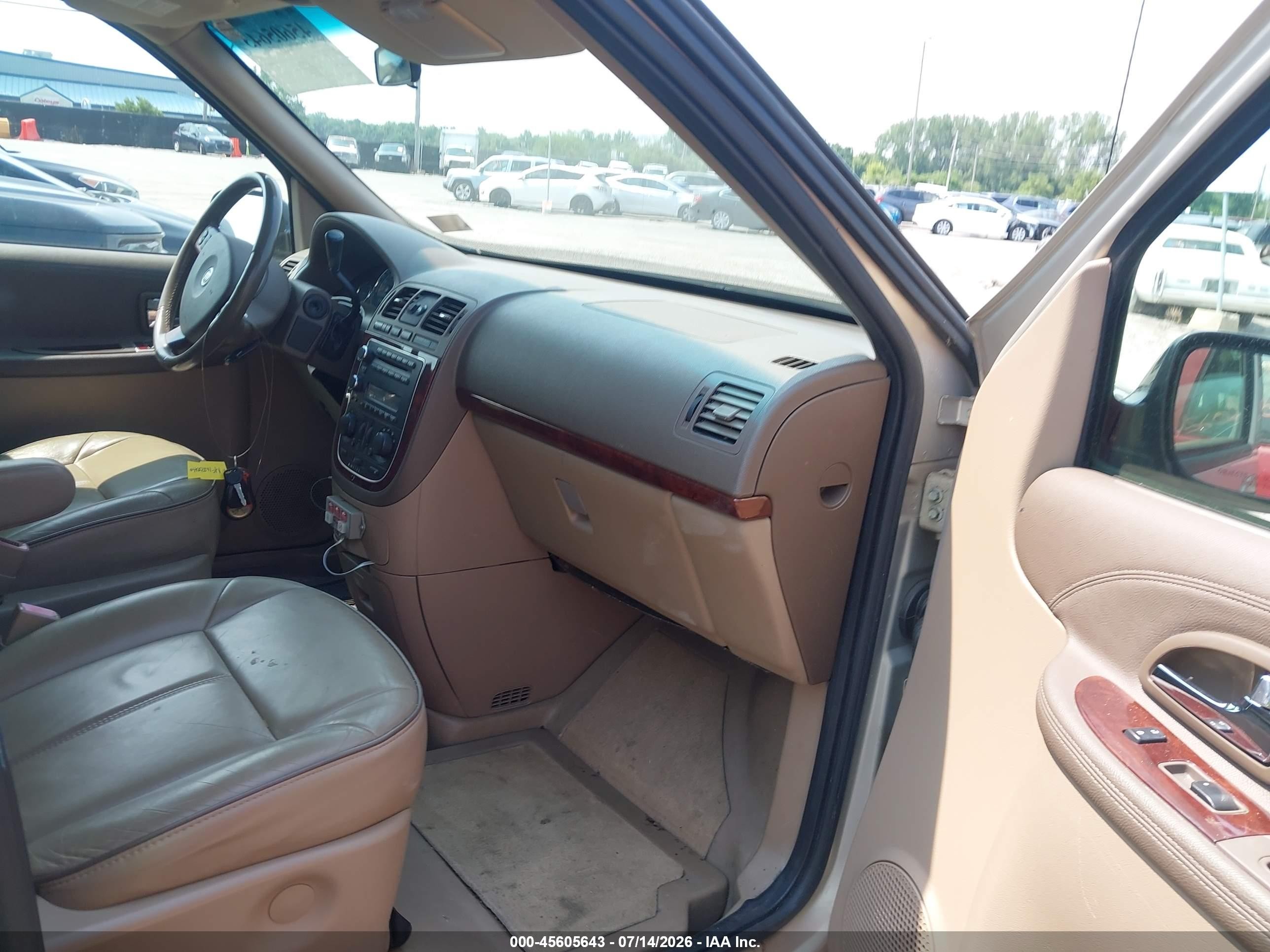2007 Buick Terraza Cxl Gold vin: 4GLDV13147D163152