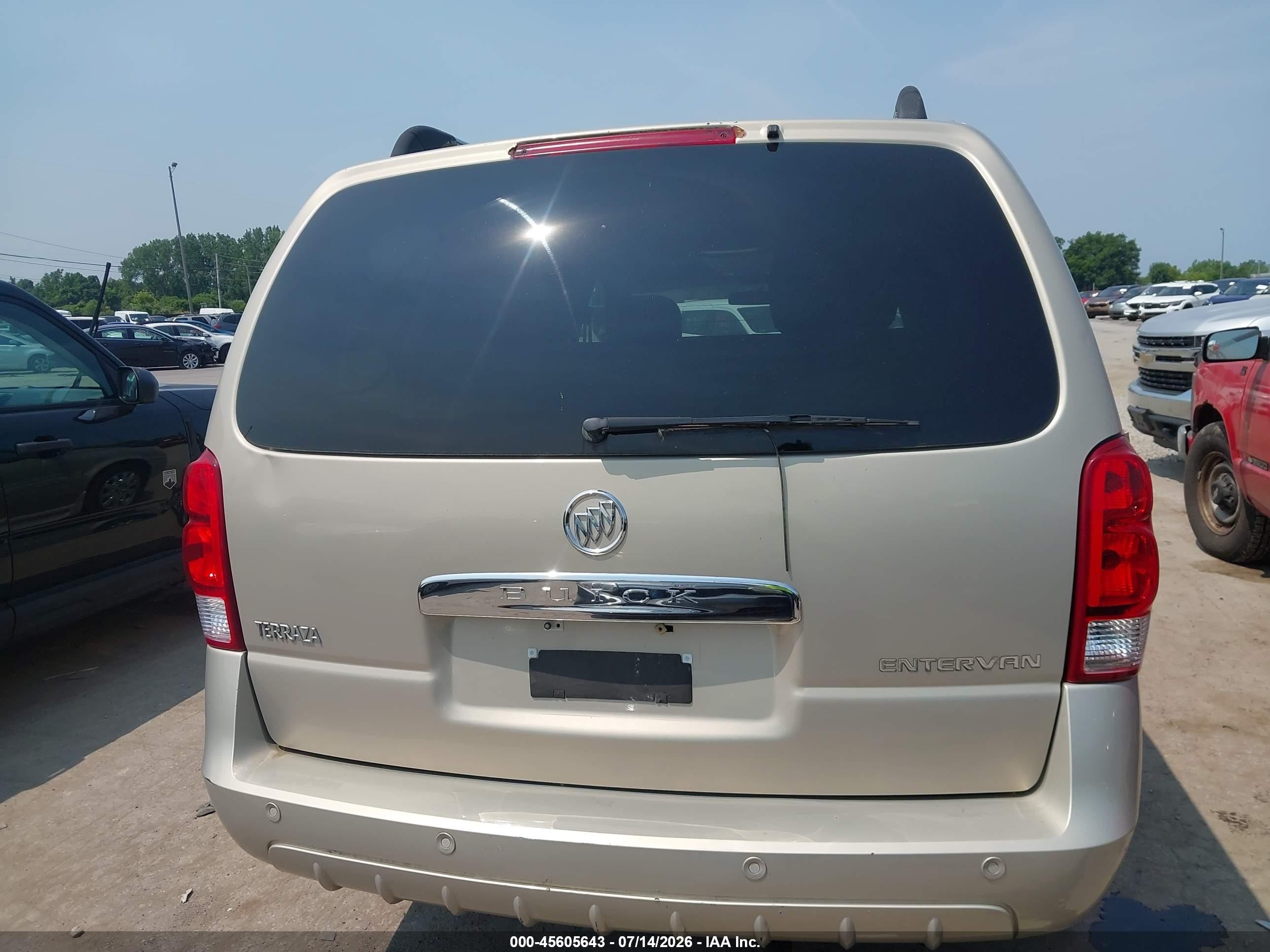 2007 Buick Terraza Cxl Gold vin: 4GLDV13147D163152