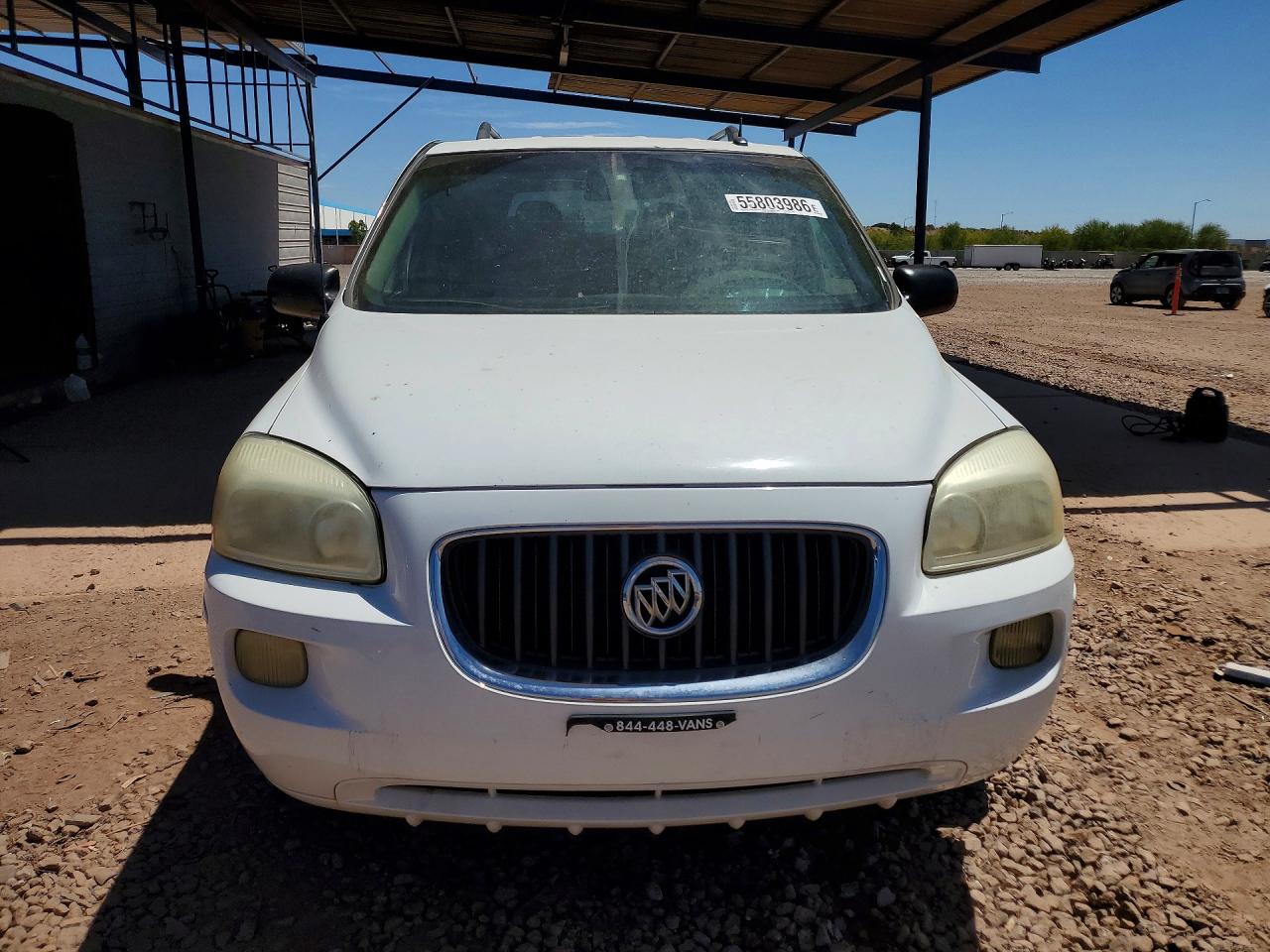 2007 Buick Terraza Incomplete White vin: 4GLDV13W37D210537