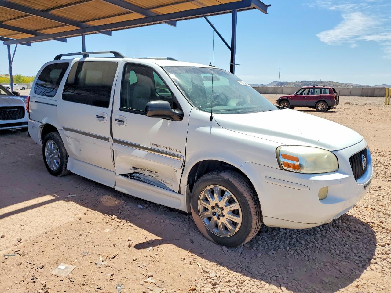 2007 Buick Terraza Incomplete White vin: 4GLDV13W37D210537