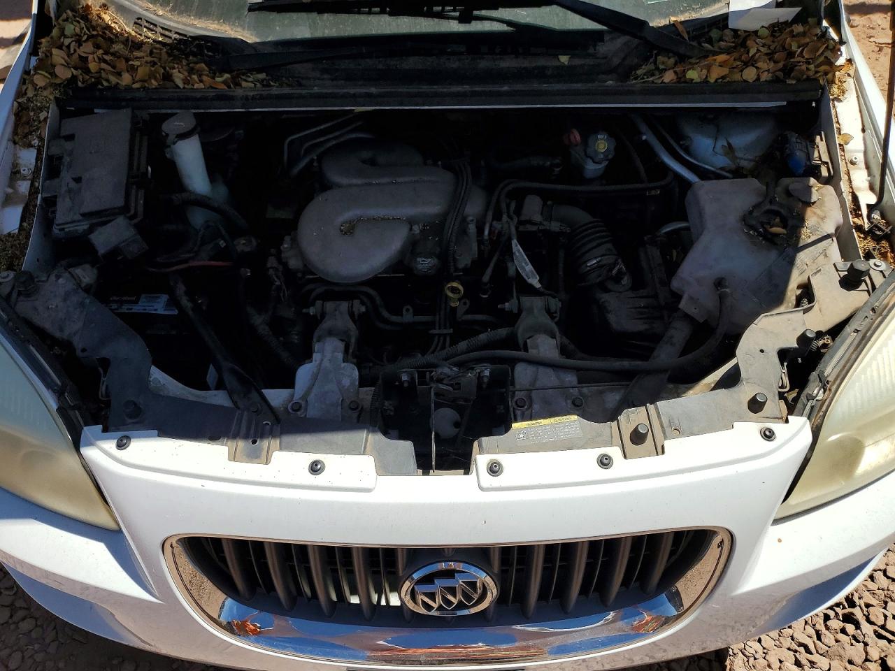2007 Buick Terraza Incomplete White vin: 4GLDV13W37D210537