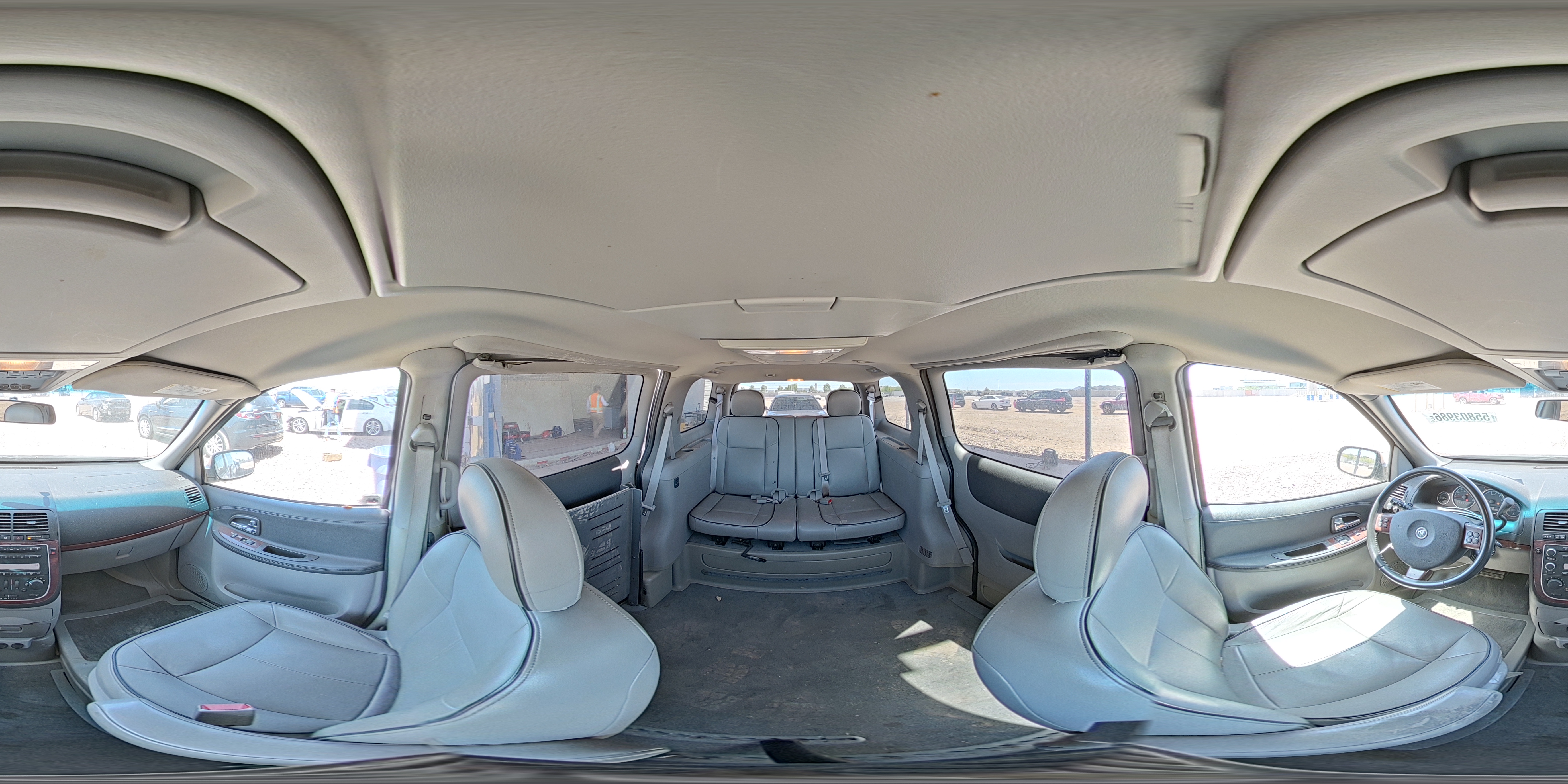2007 Buick Terraza Incomplete White vin: 4GLDV13W37D210537