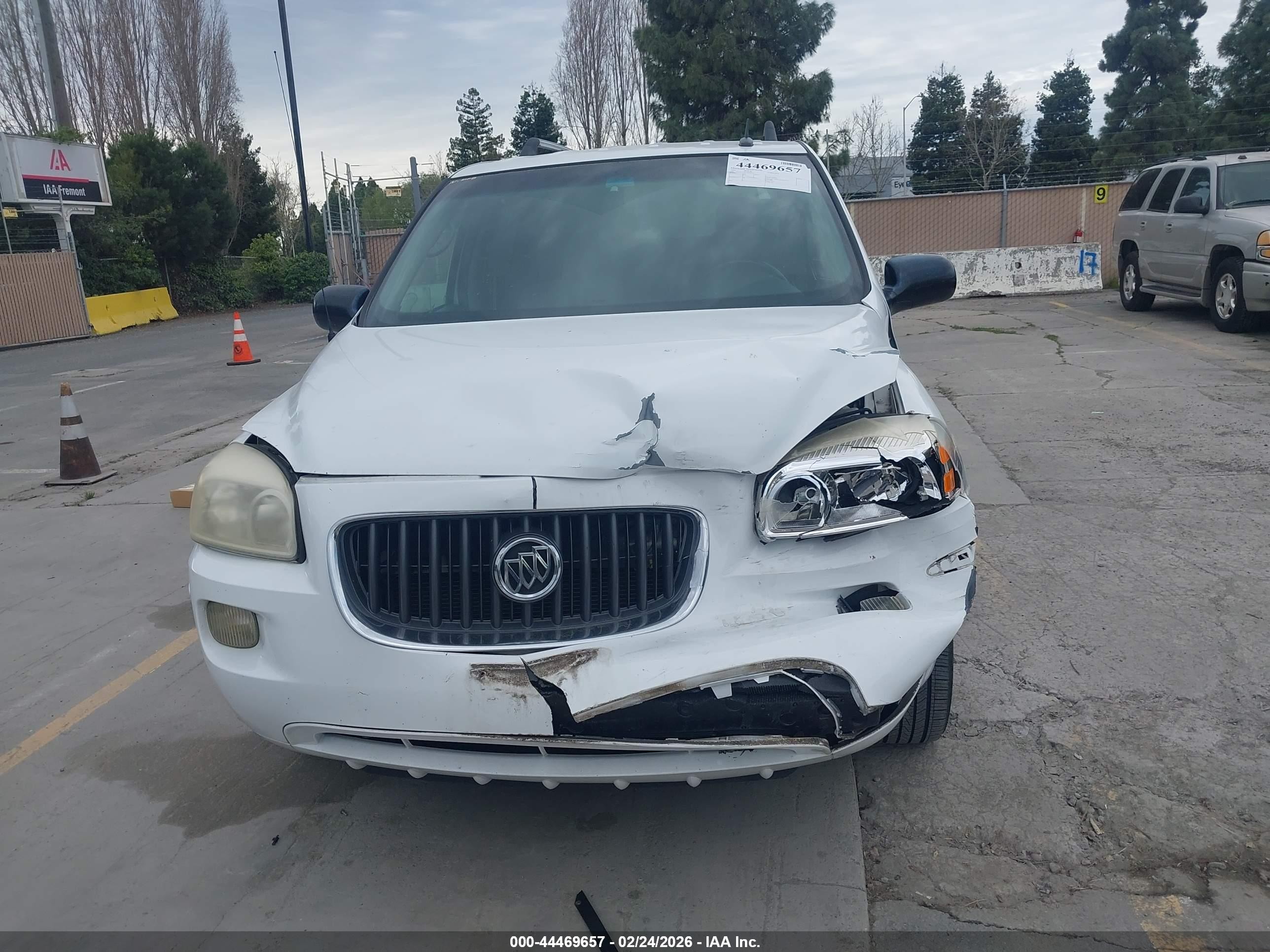 2007 Buick Terraza Cxl White vin: 4GLDV13W77D200772