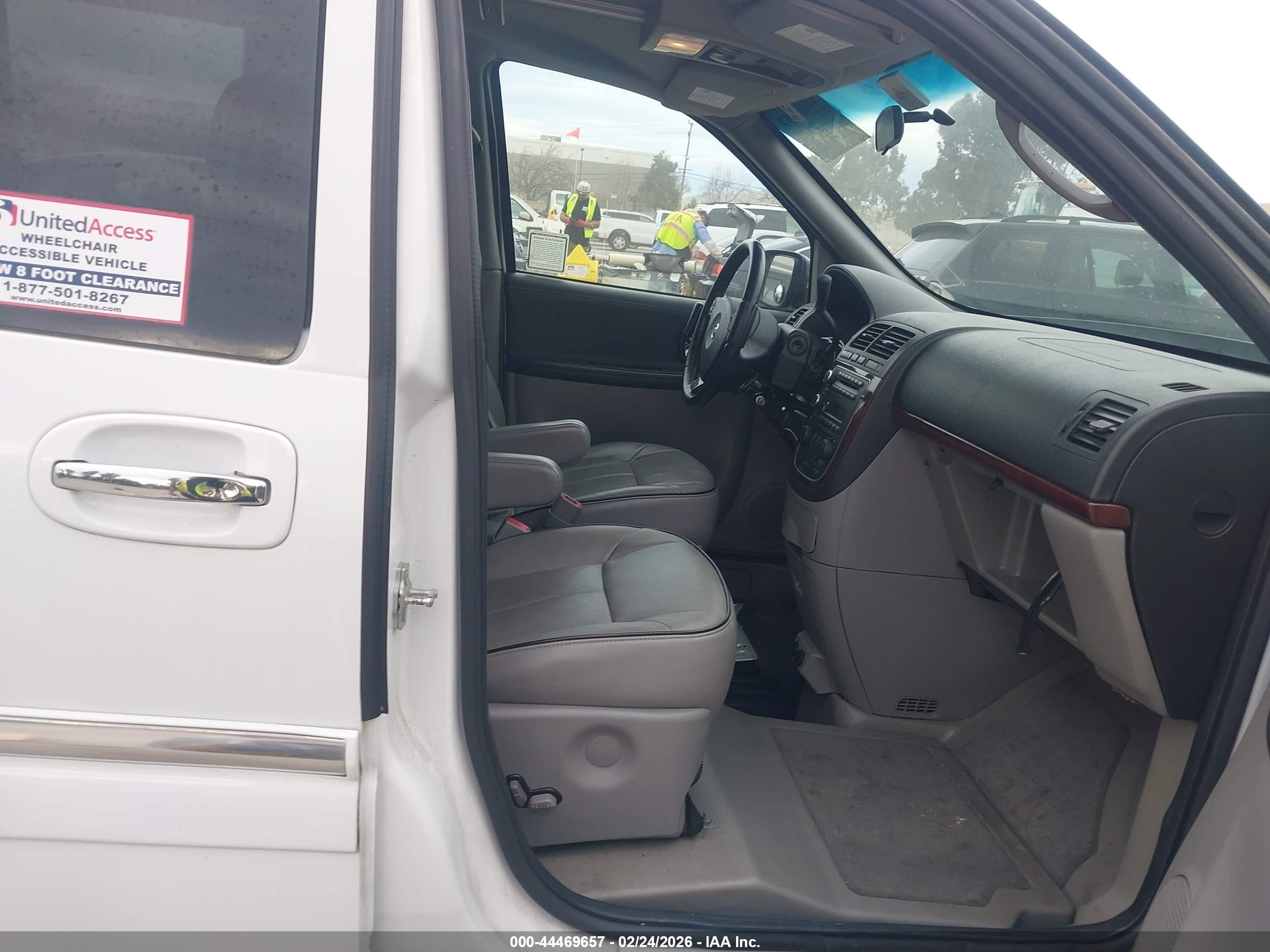 2007 Buick Terraza Cxl White vin: 4GLDV13W77D200772