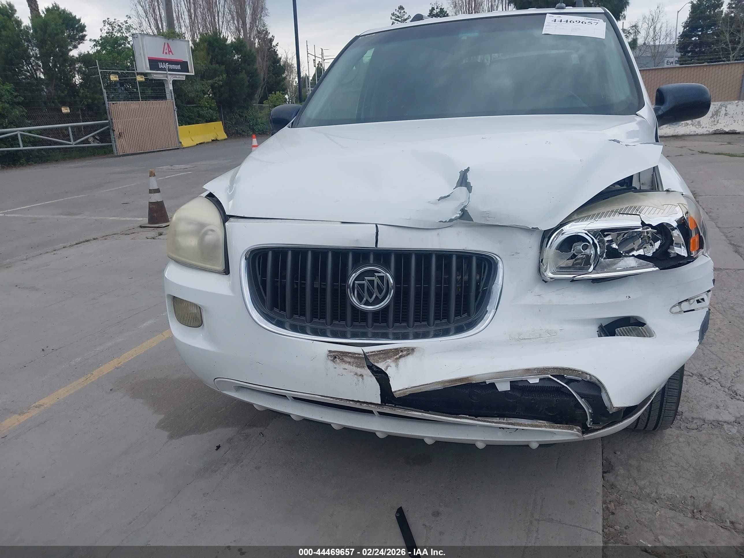 2007 Buick Terraza Cxl White vin: 4GLDV13W77D200772