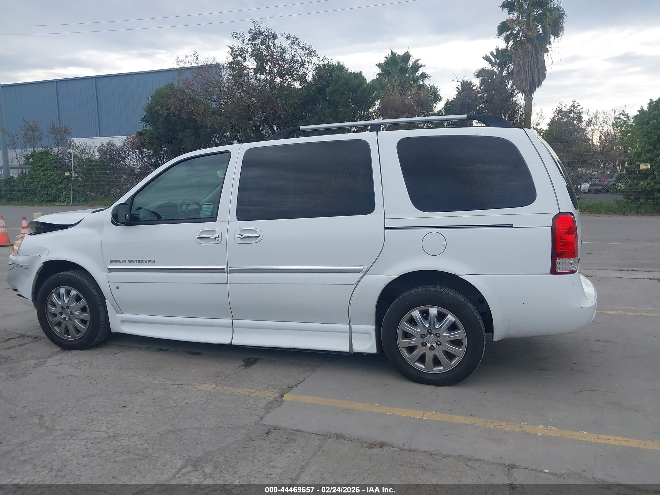 2007 Buick Terraza Cxl White vin: 4GLDV13W77D200772