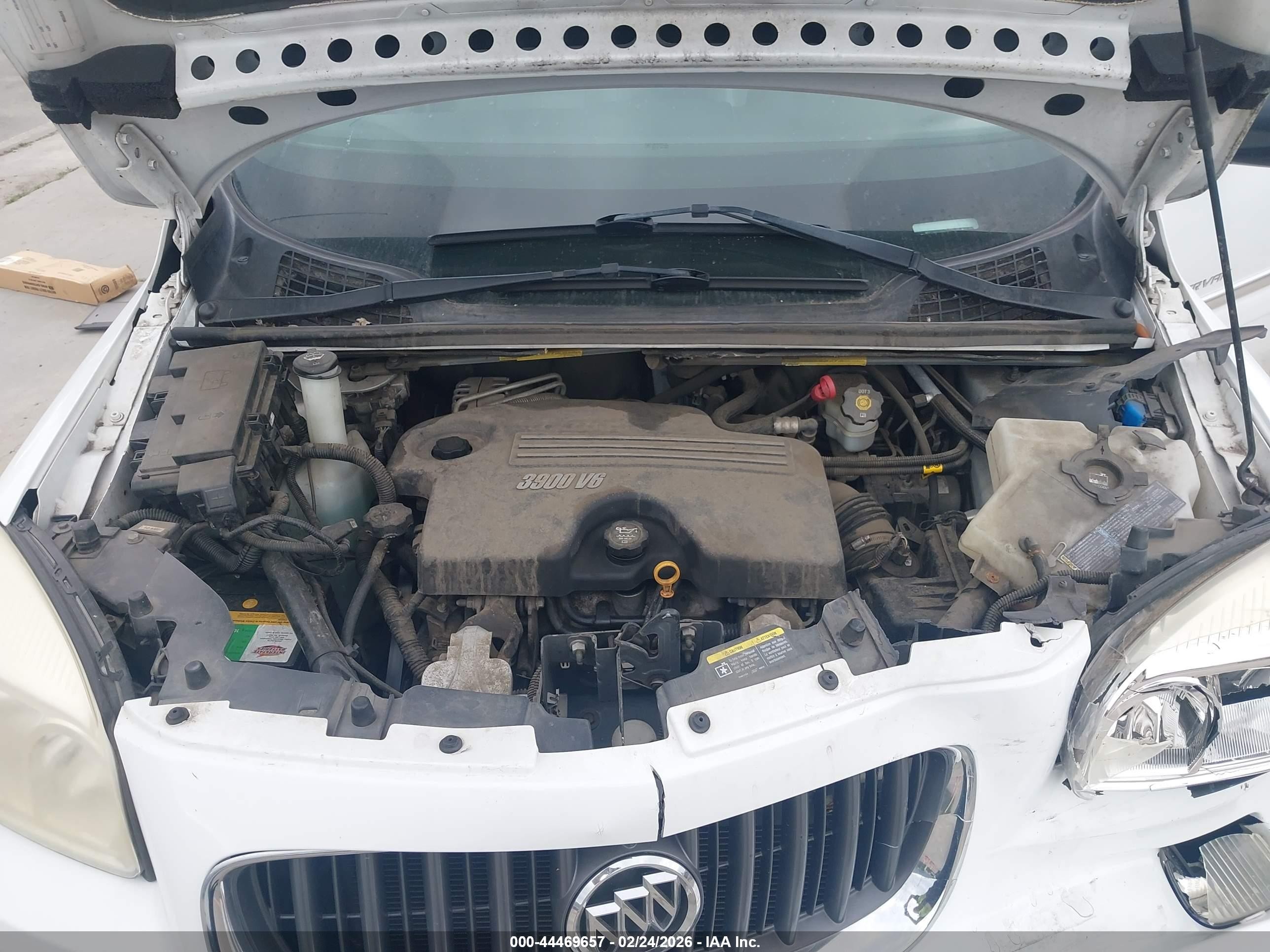 2007 Buick Terraza Cxl White vin: 4GLDV13W77D200772