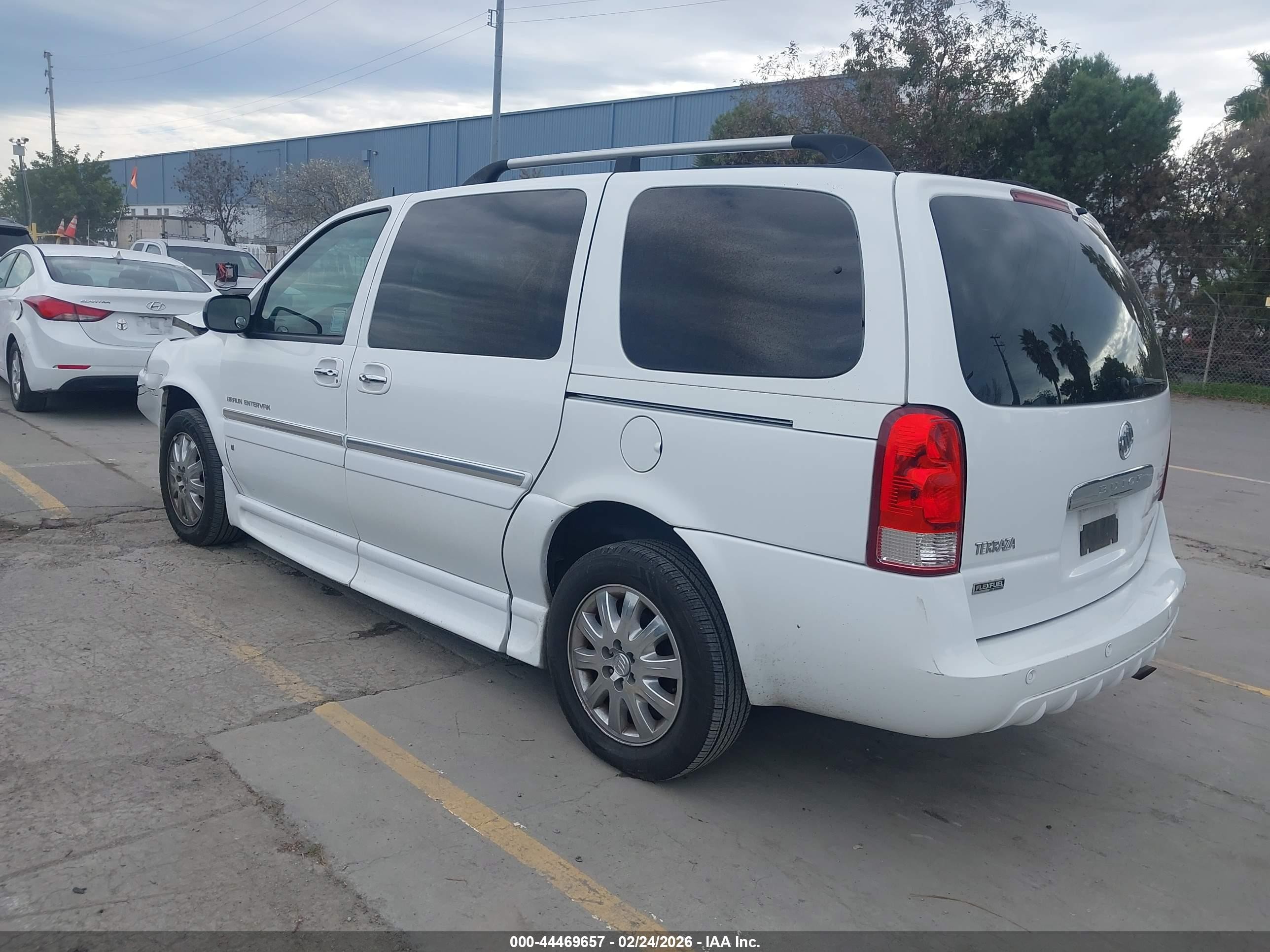 2007 Buick Terraza Cxl White vin: 4GLDV13W77D200772