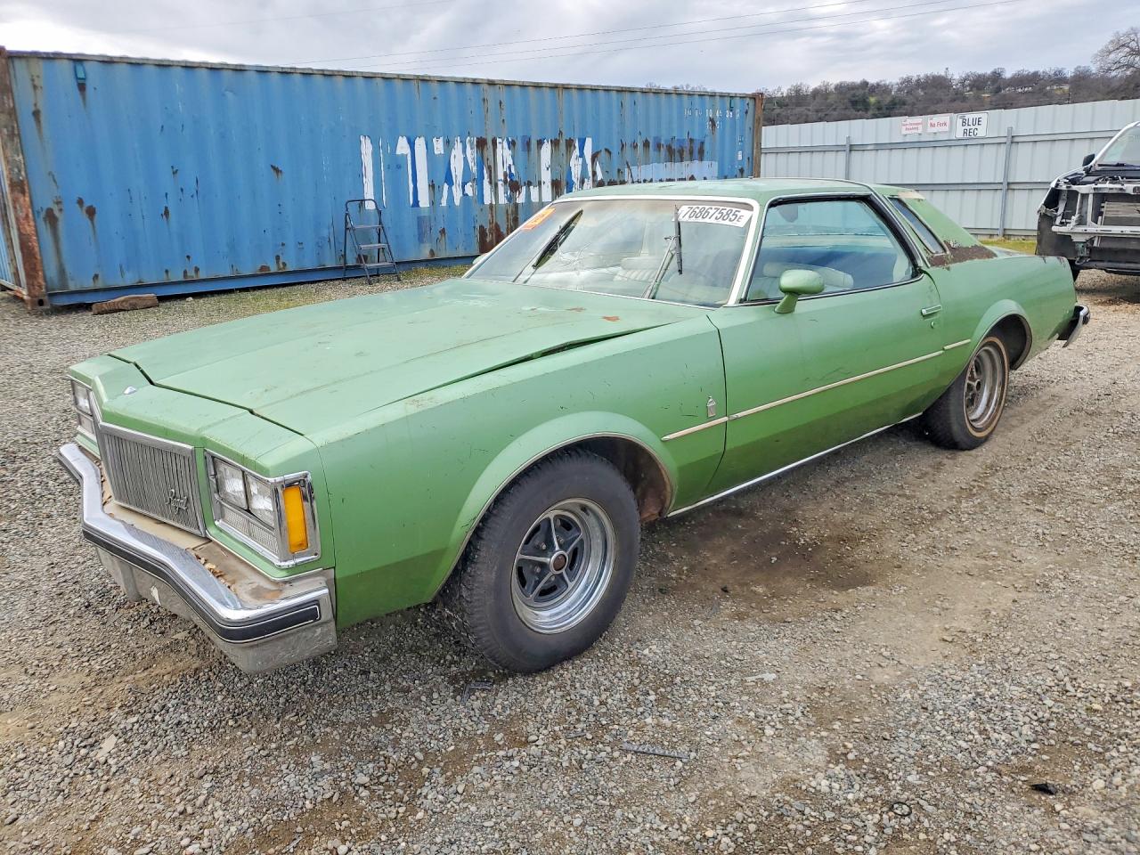 1976 Buick Regal Зеленый vin: 4J57J6Z108461