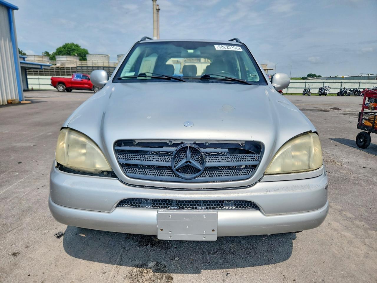 2001 Mercedes-benz Ml 320 Silver vin: 4JGAB54E01A257460